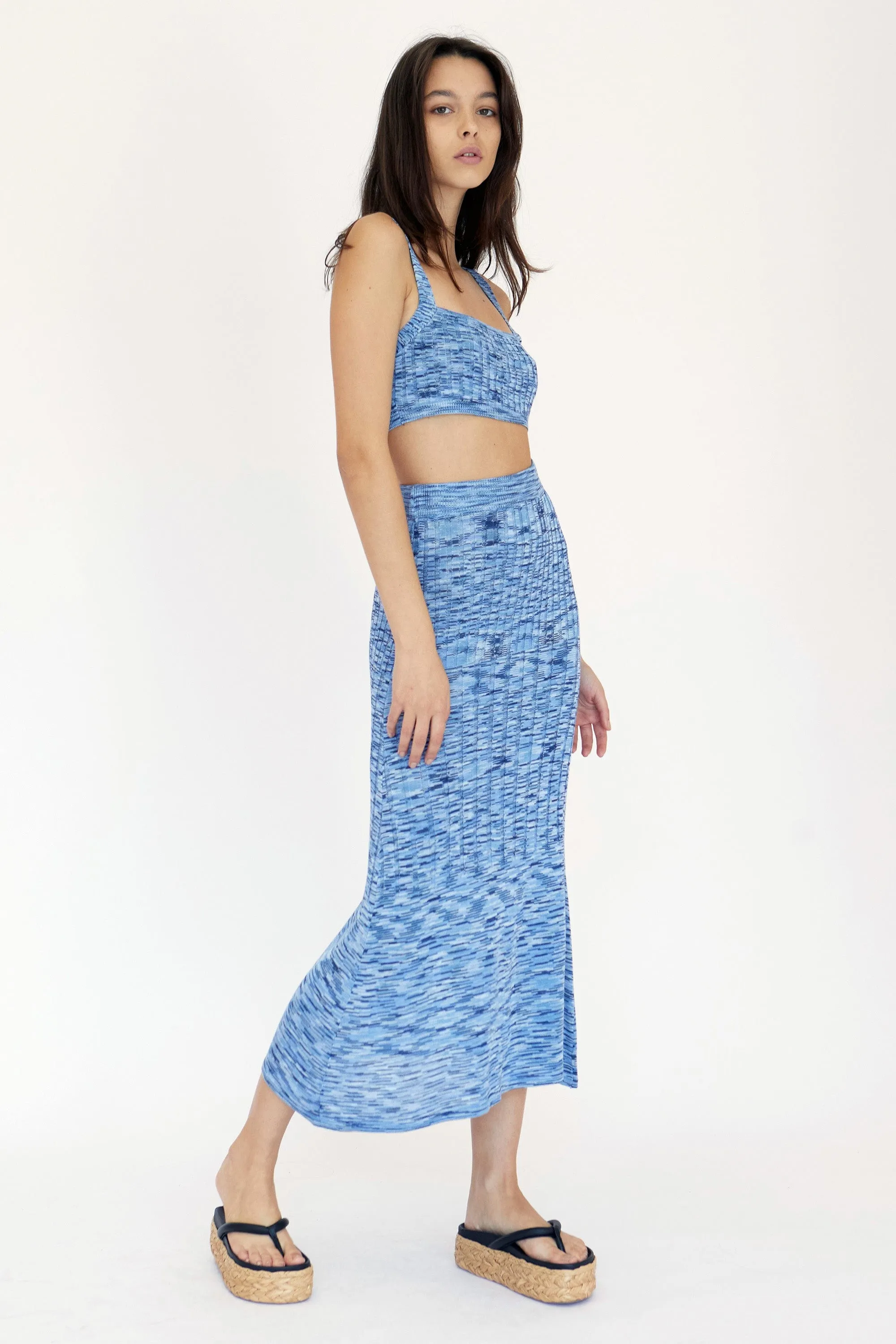 HORIZON KNIT BRA-LET | BLUES sold by Third Form product image thumbnail 5