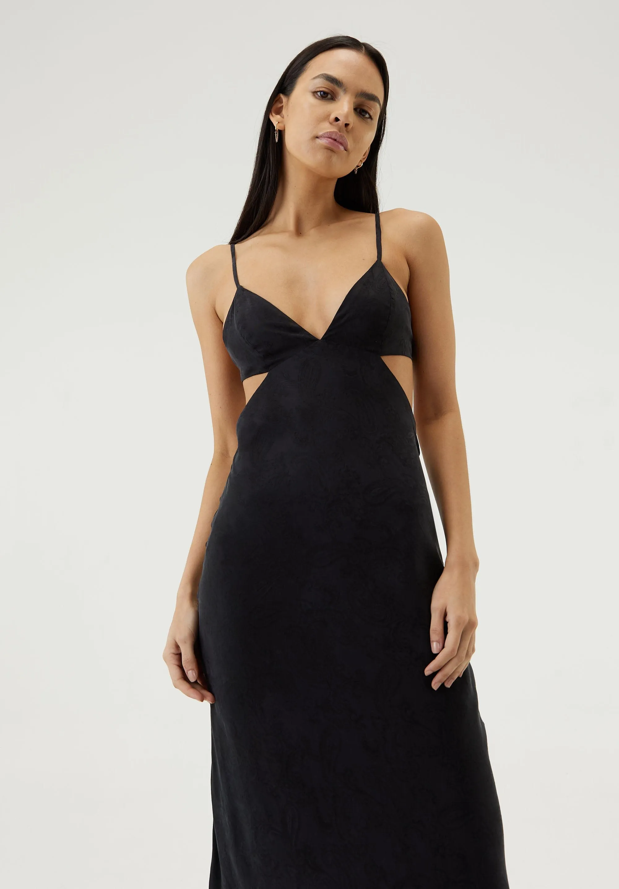 PAISLEY BIAS TRIANGLE MIDI | BLACK sold by Third Form product image thumbnail 3