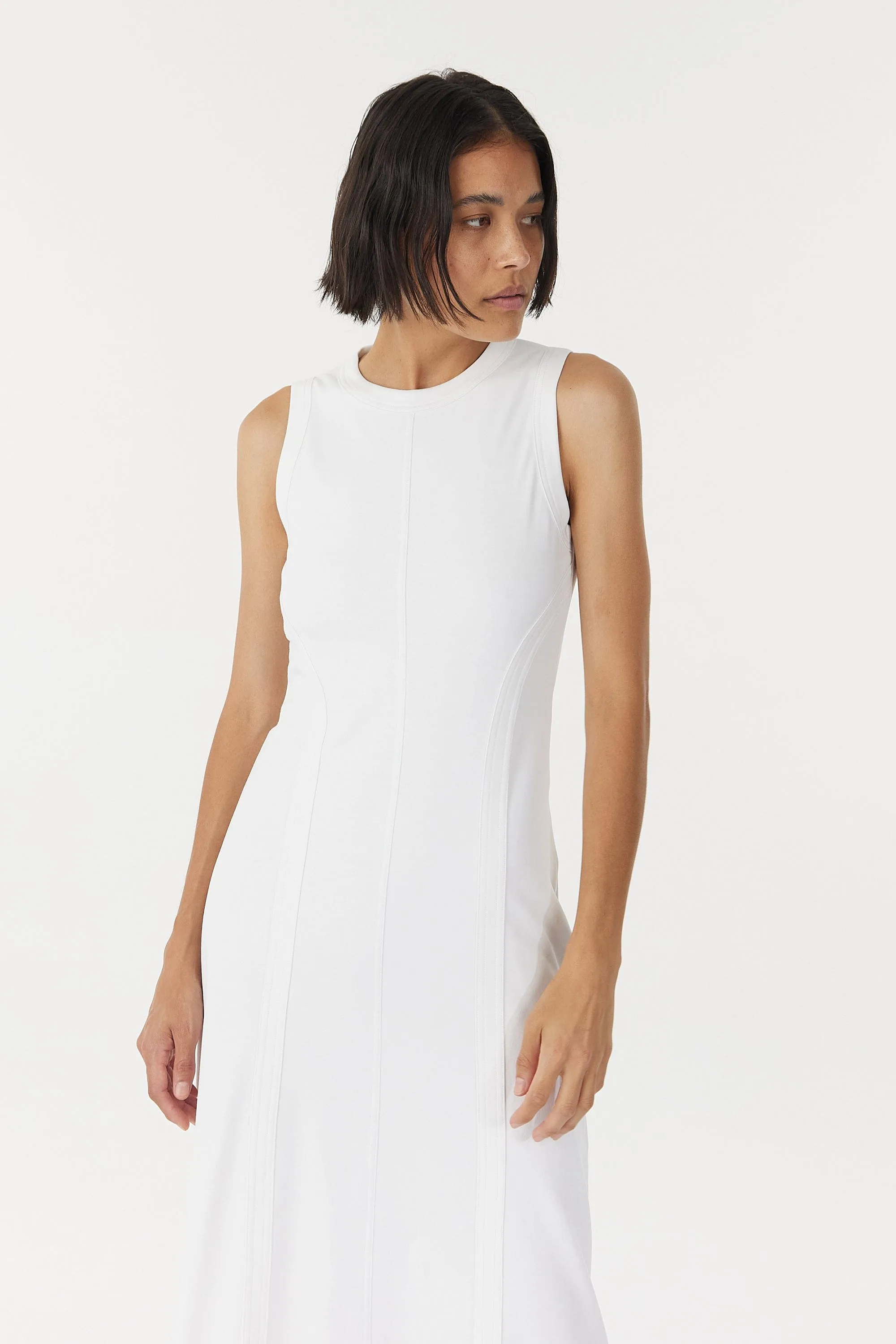 MOMENTUM OPEN BACK MAXI DRESS | WHITE sold by Third Form product image thumbnail 4