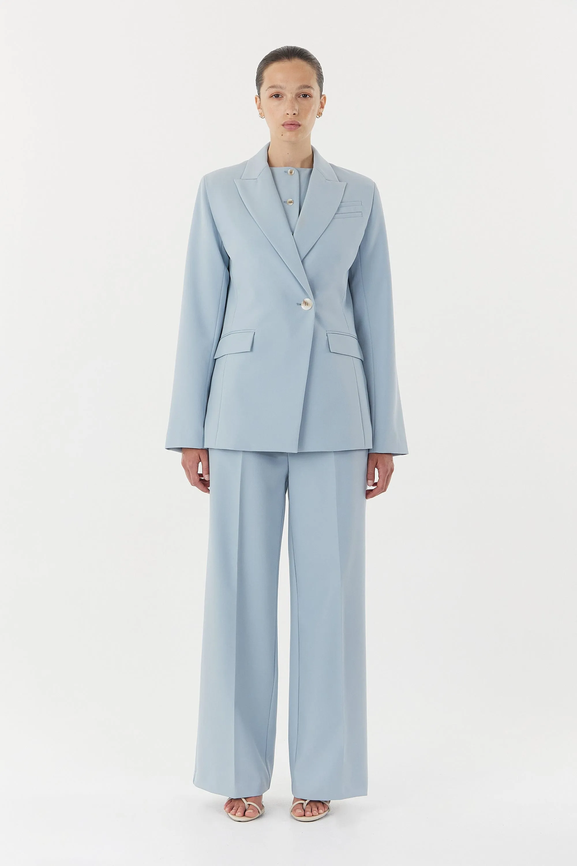 SKYLINE BLAZER | POWDER BLUE sold by Third Form