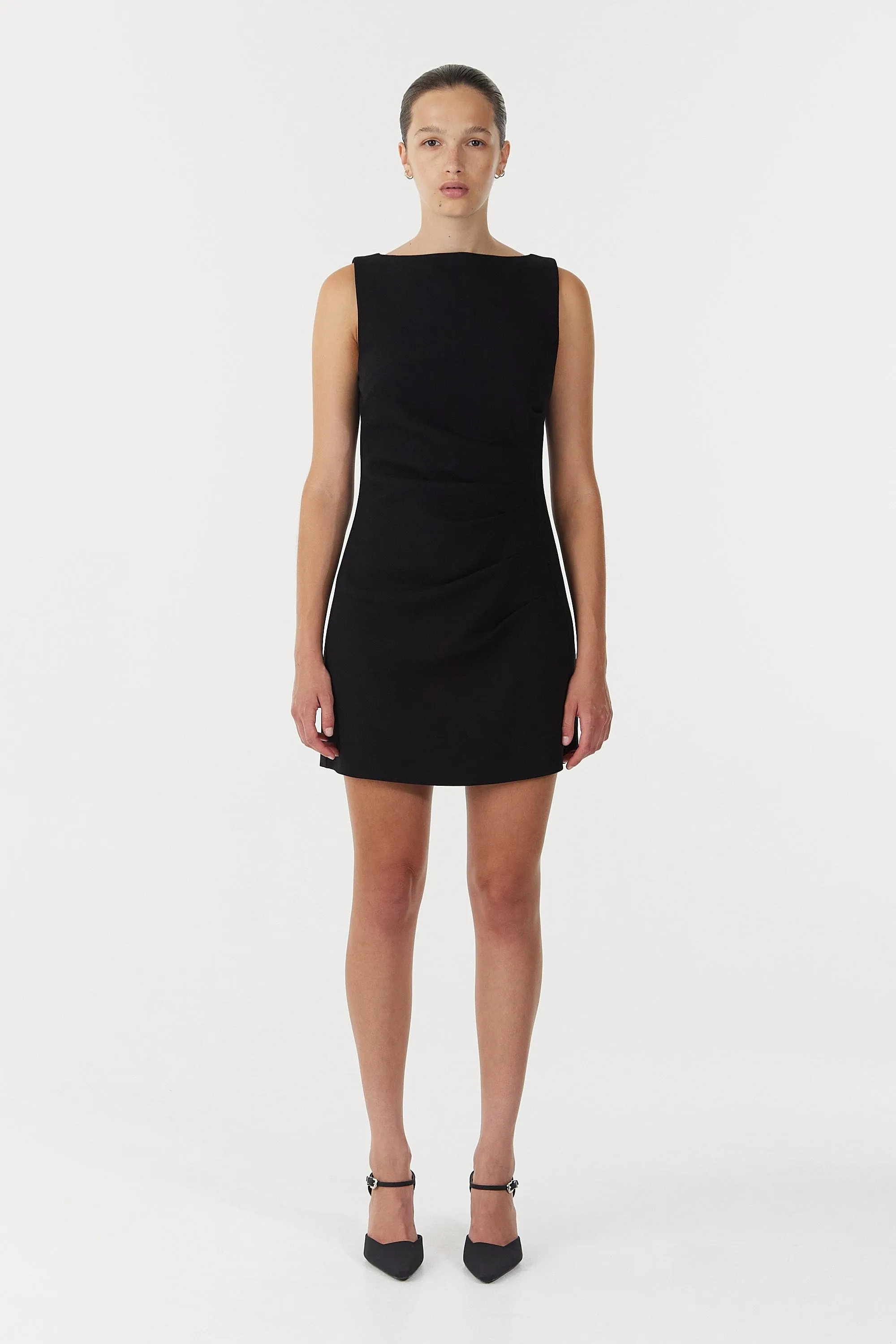ENIGMA MINI DRESS | BLACK sold by Third Form