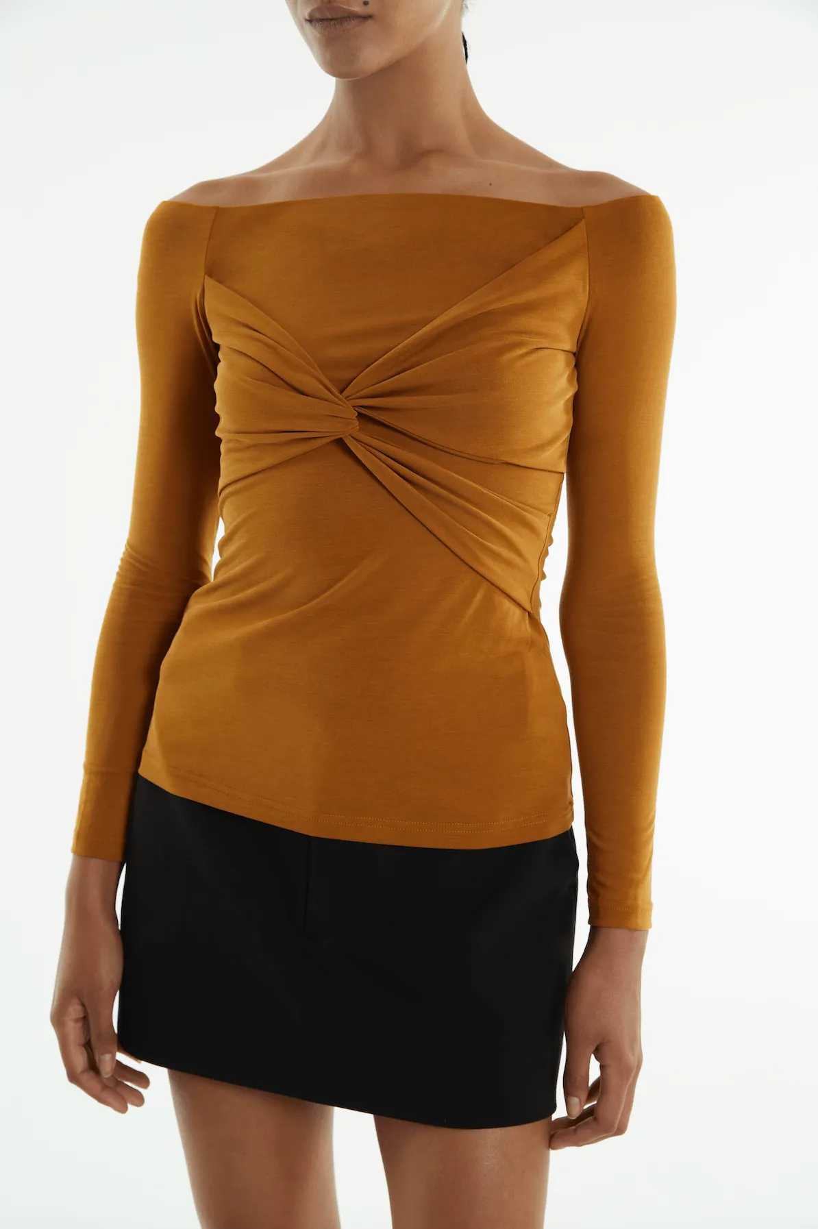 TURN AROUND OFF SHOULDER TOP | CAMEL sold by Third Form product image thumbnail 2