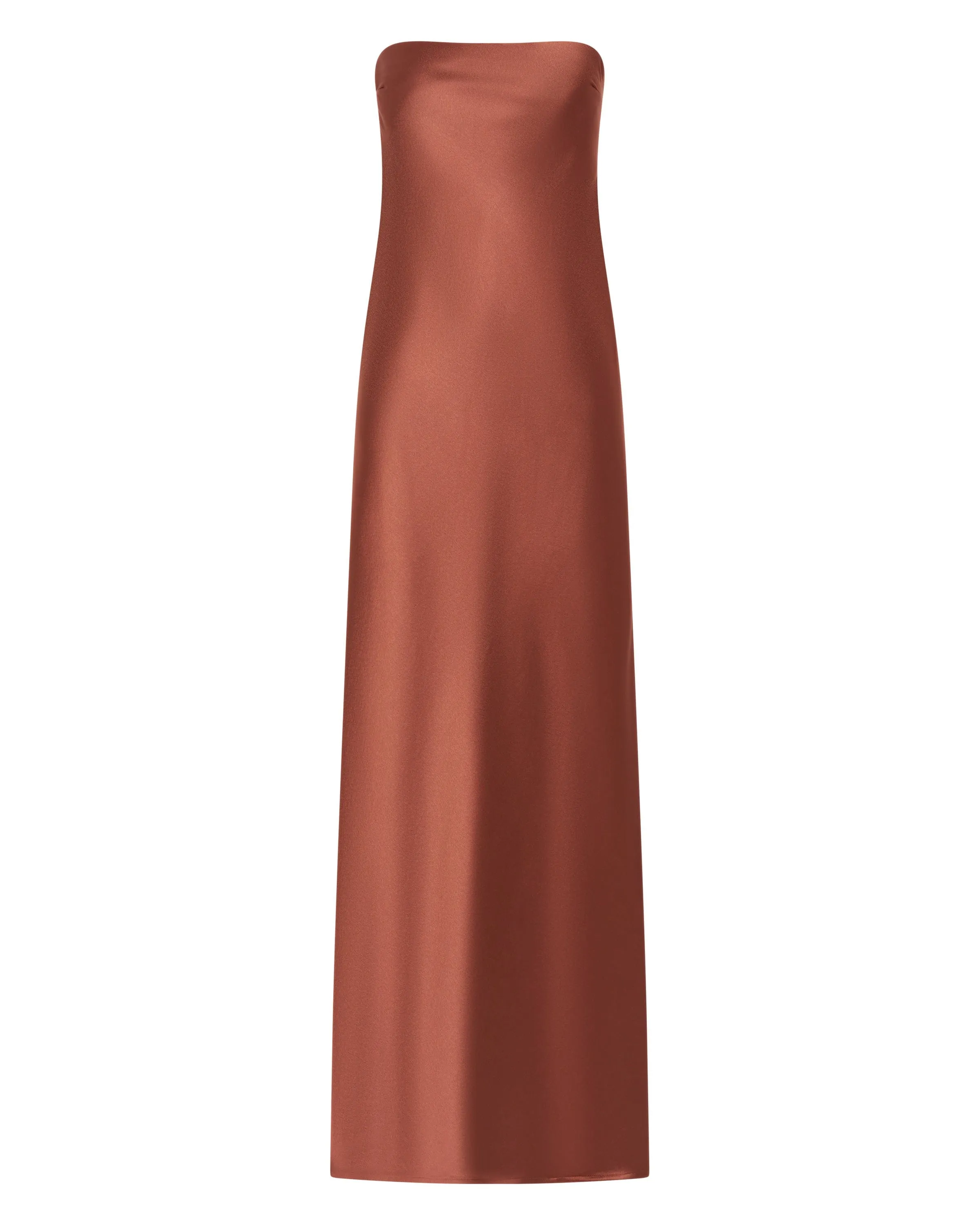 SATIN TIE BACK STRAPLESS MAXI | SPICE sold by Third Form product image thumbnail 5