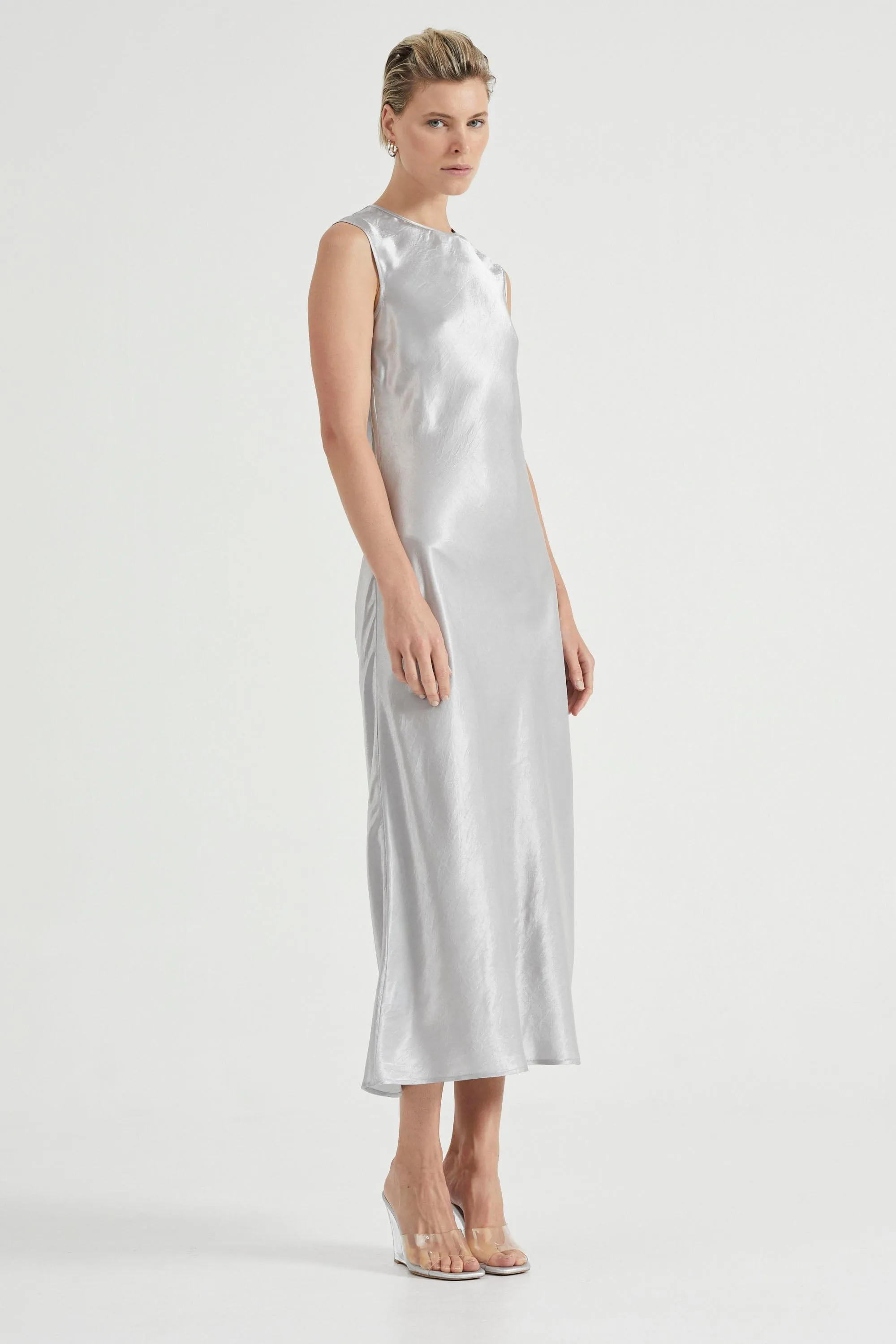 CRUSH BIAS TANK MAXI | SILVER sold by Third Form product image thumbnail 2