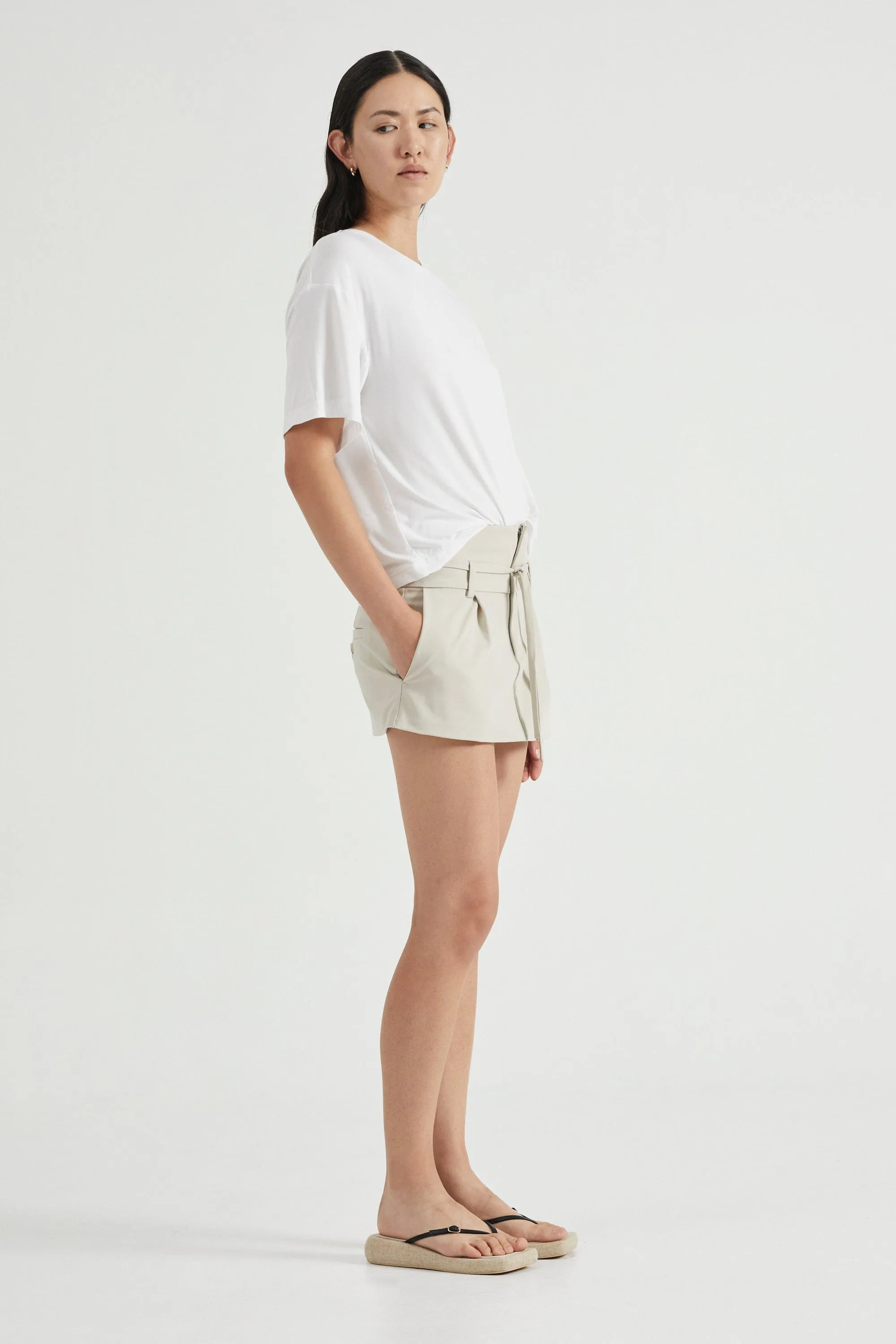 PUSH PULL TEE | WHITE sold by Third Form product image thumbnail 4