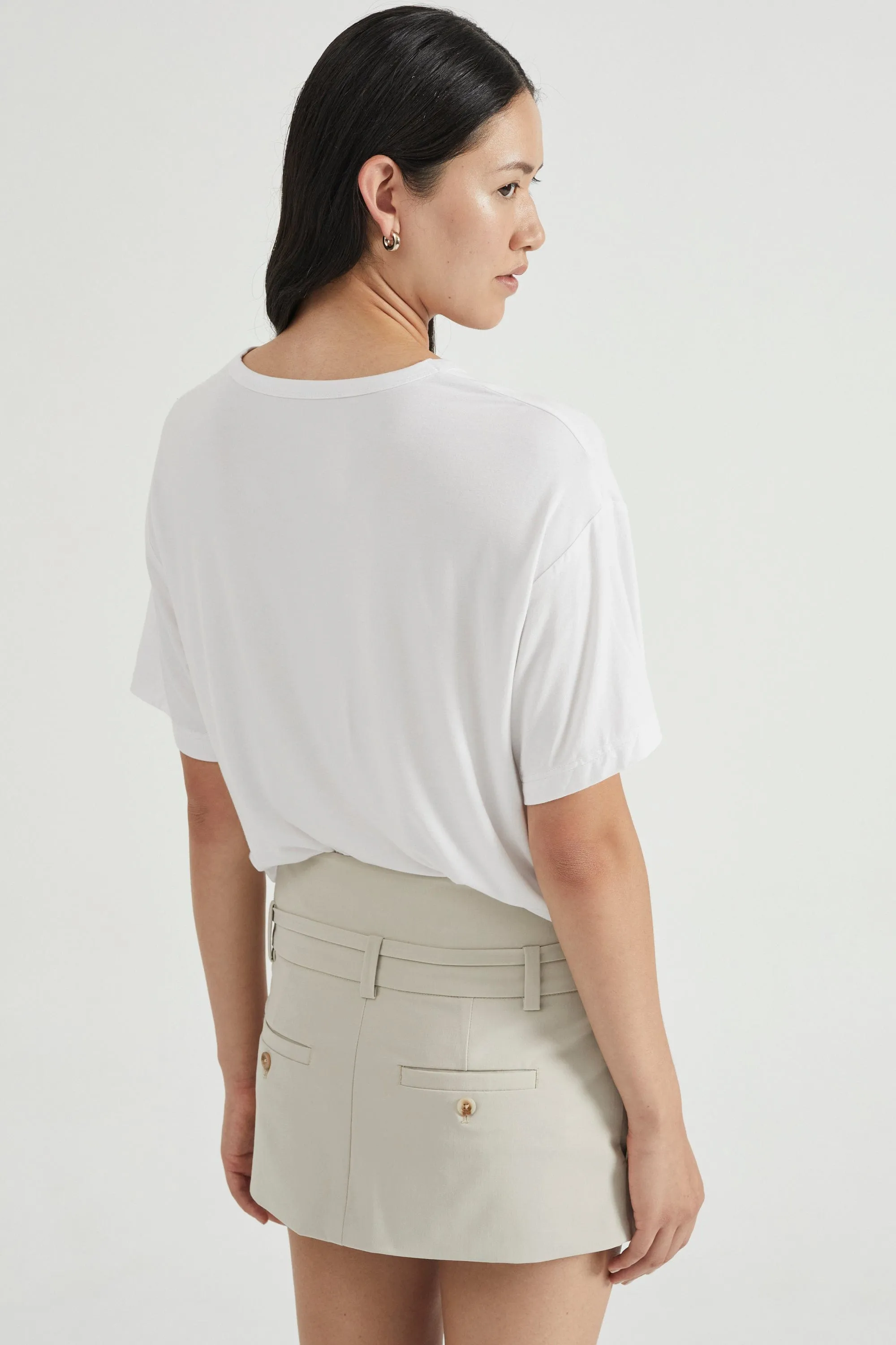 PUSH PULL TEE | WHITE sold by Third Form product image thumbnail 3