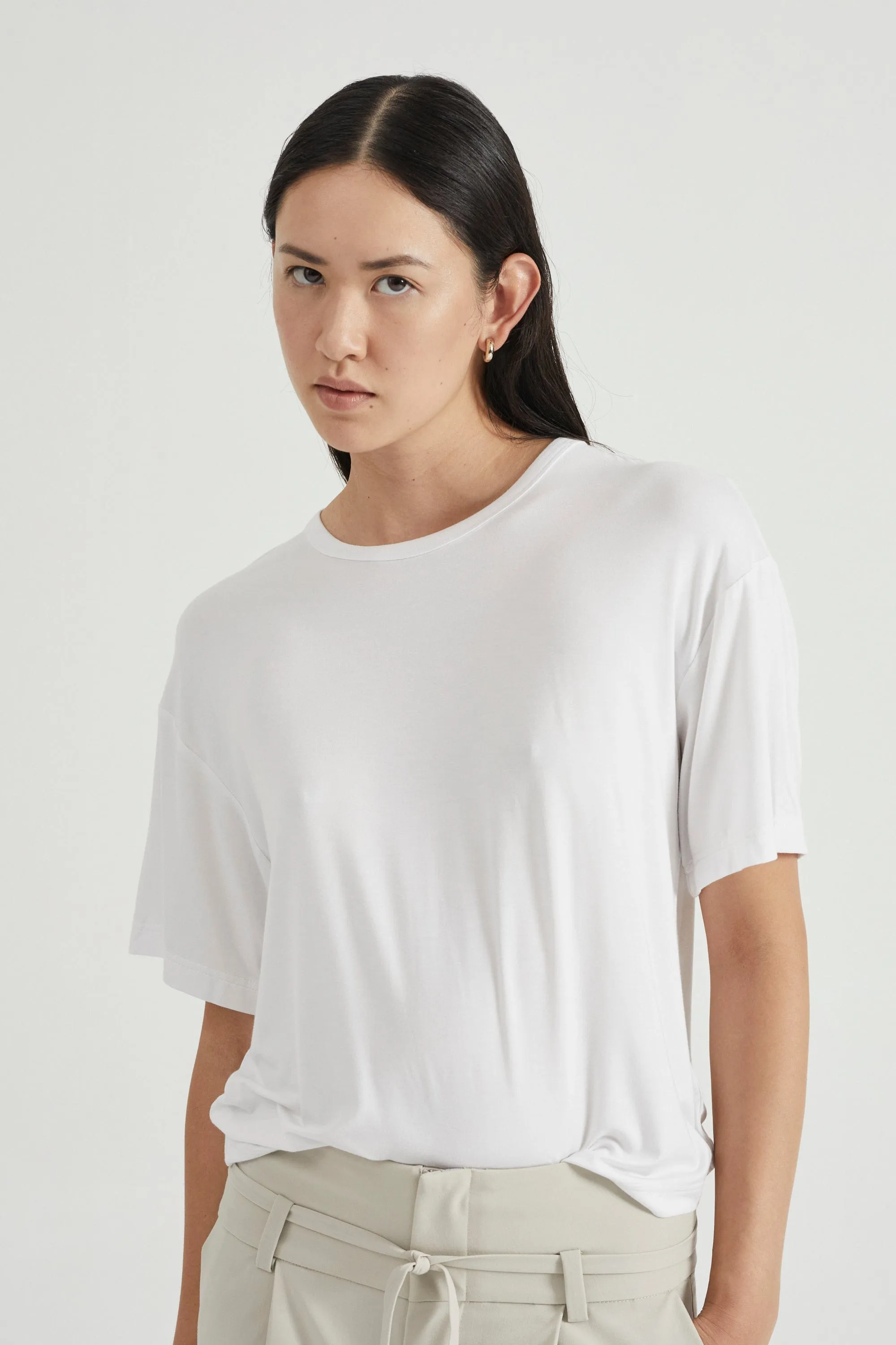 PUSH PULL TEE | WHITE sold by Third Form