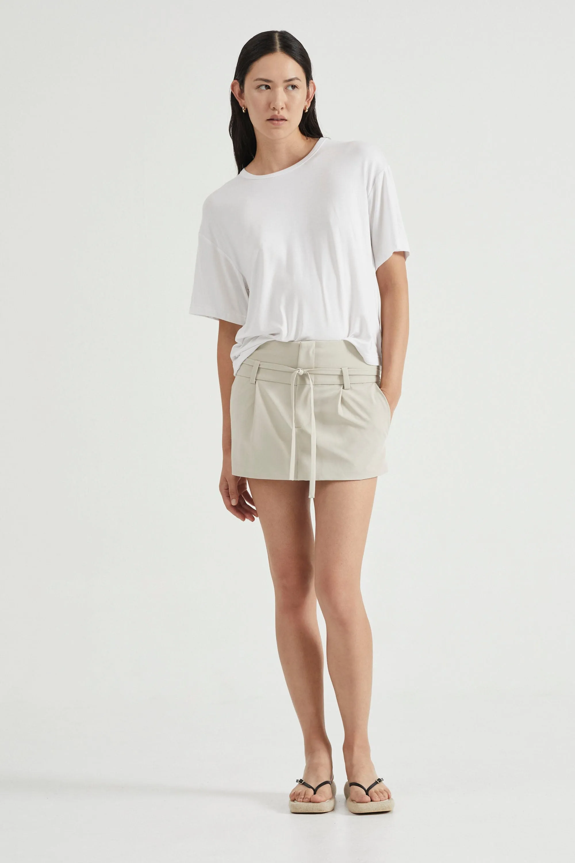 PUSH PULL TEE | WHITE sold by Third Form product image thumbnail 5
