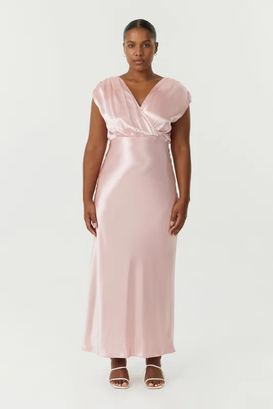 SATIN CROSS OVER GATHER DRESS | FAIRY FLOSS sold by Third Form