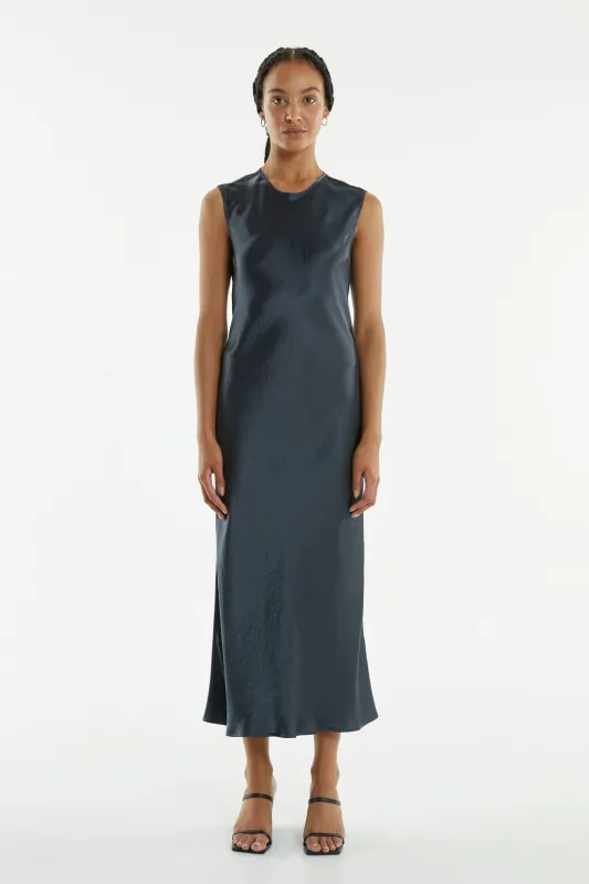 CRUSH BIAS TANK MAXI | GUN METAL made by Third Form