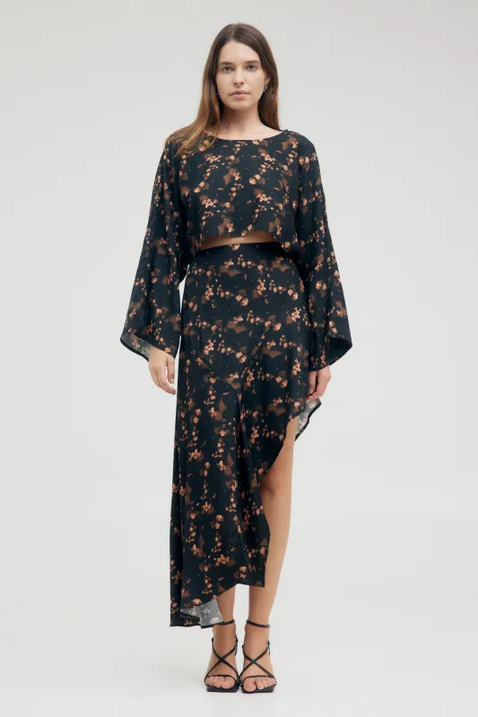 PRESSED PETALS FREE FLOW SKIRT | PETALS made by Third Form