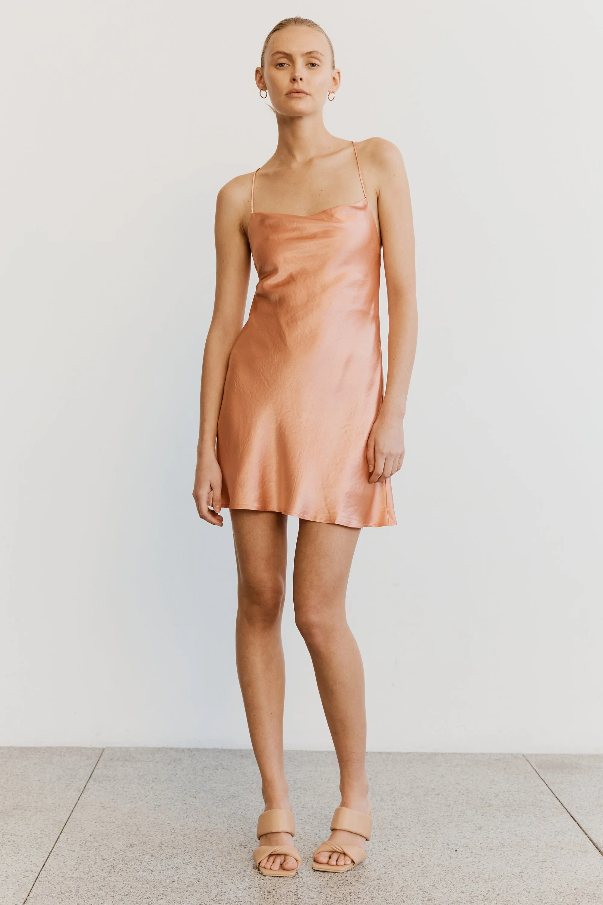 CRUSH BIAS COWL MINI SLIP | GUAVA sold by Third Form product image thumbnail 2