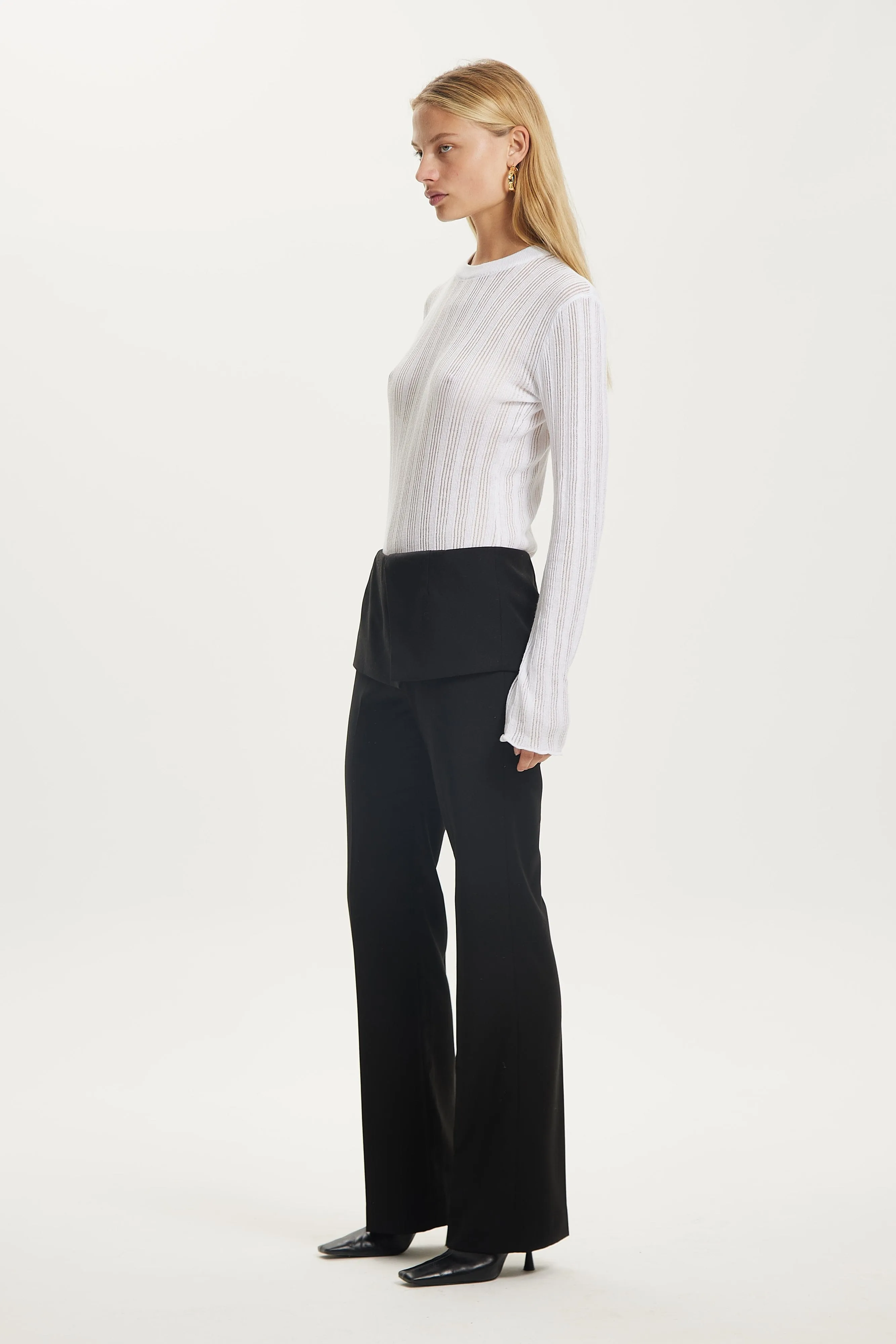 IN THE FOLD TROUSERS | BLACK sold by Third Form product image thumbnail 2