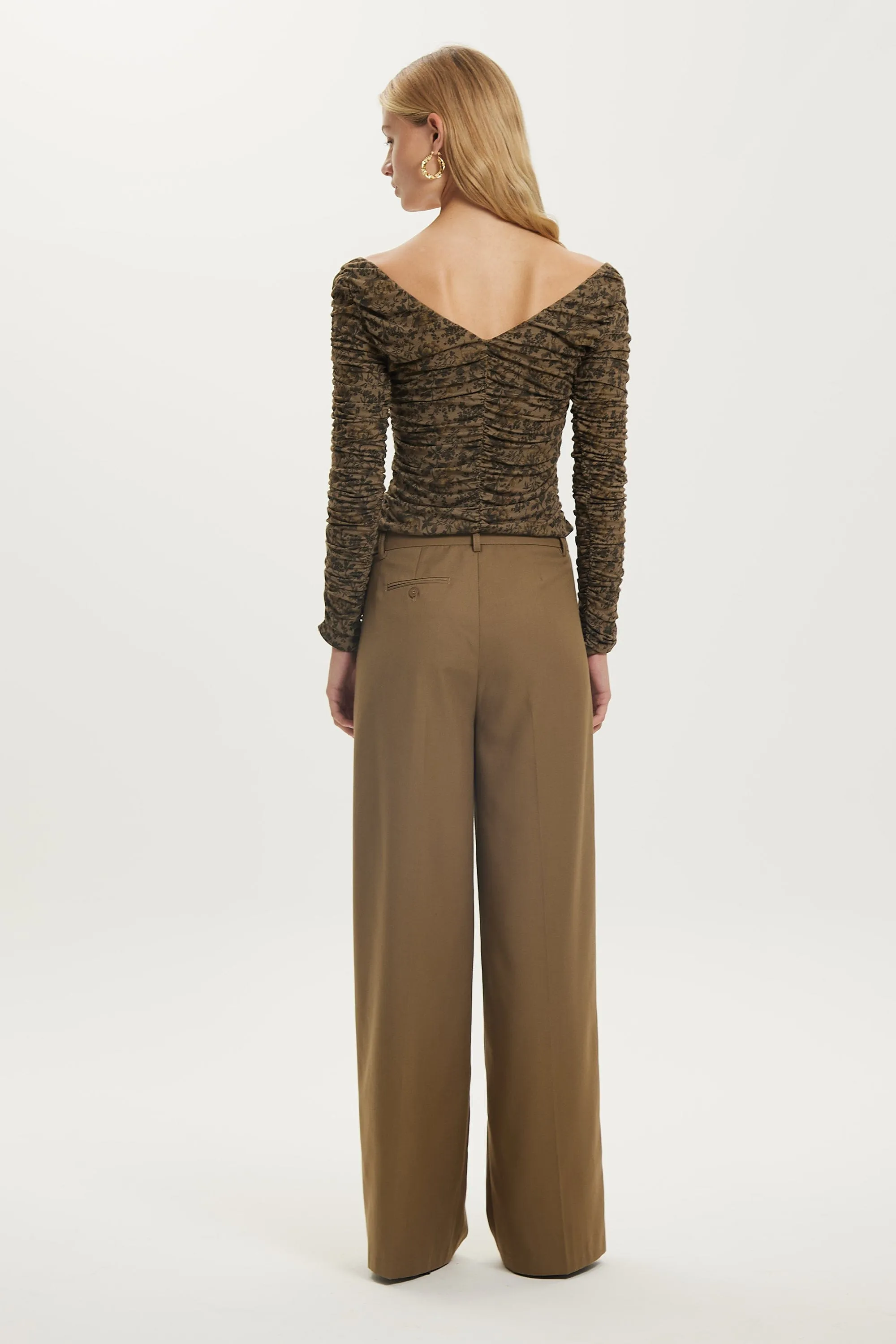 RESOLUTE TAILORED TROUSERS | OLIVE BRANCH sold by Third Form product image thumbnail 5