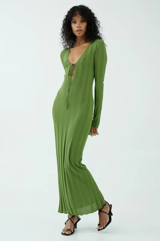 LIAISON KNIT KEYHOLE MAXI DRESS | JUNIPER sold by Third Form