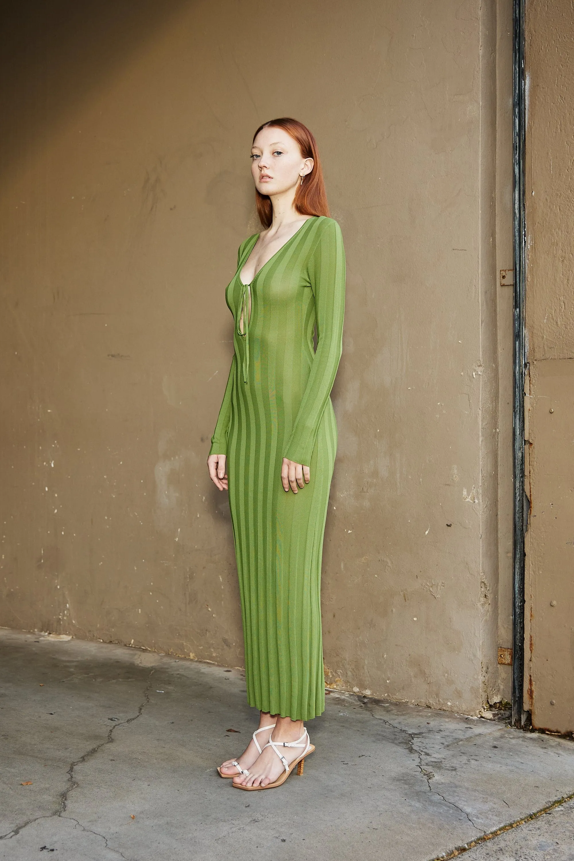 LIAISON KNIT KEYHOLE MAXI DRESS | JUNIPER sold by Third Form product image thumbnail 5