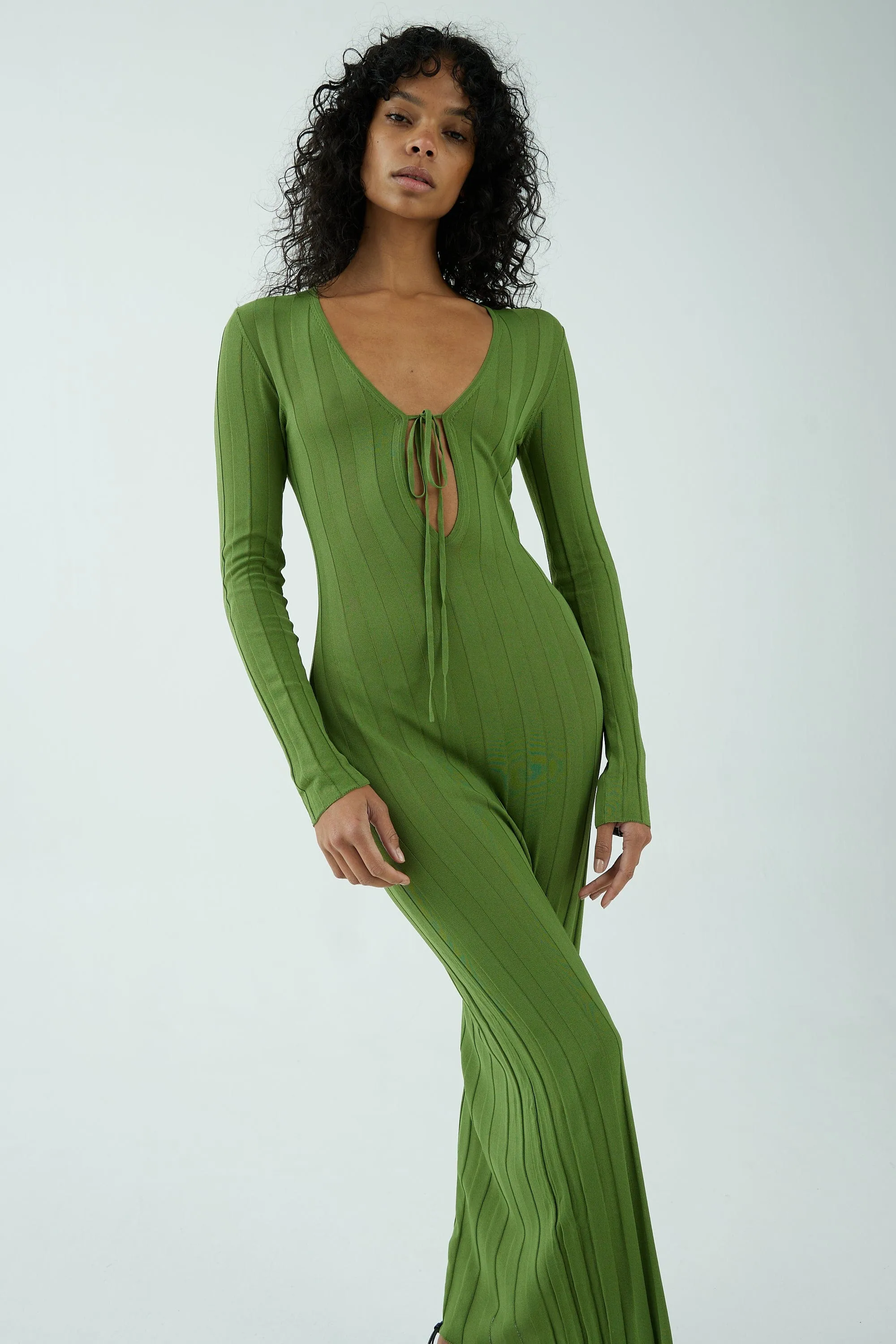 LIAISON KNIT KEYHOLE MAXI DRESS | JUNIPER sold by Third Form product image thumbnail 2