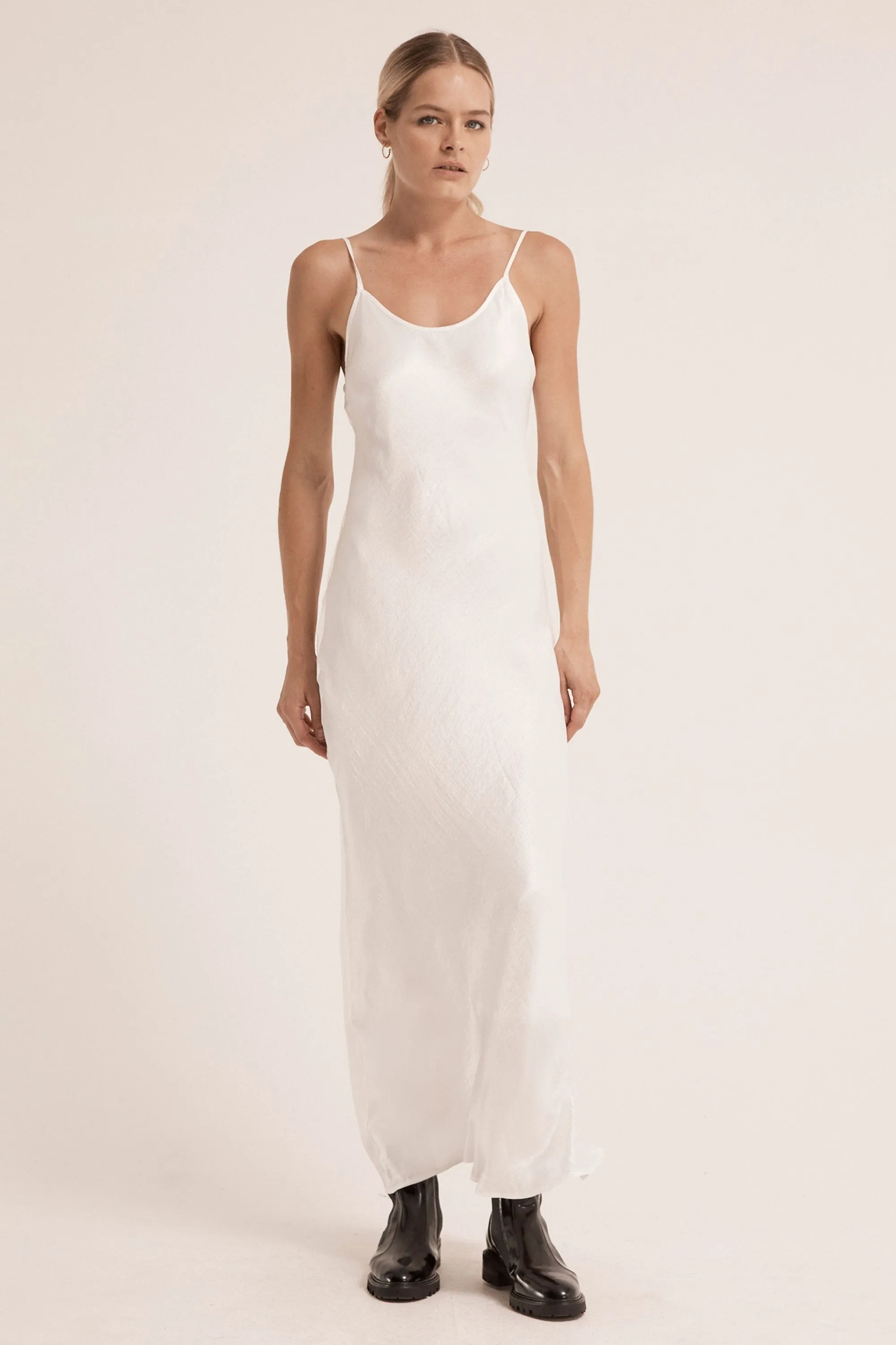 CRUSH BIAS MAXI SLIP | WHITE sold by Third Form product image thumbnail 3