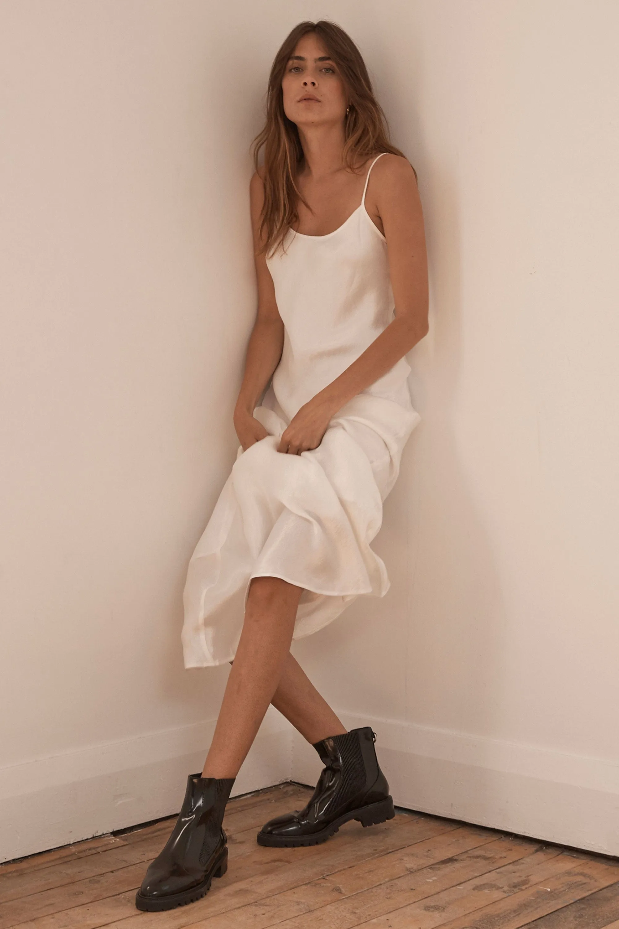 CRUSH BIAS MAXI SLIP | WHITE sold by Third Form product image thumbnail 2