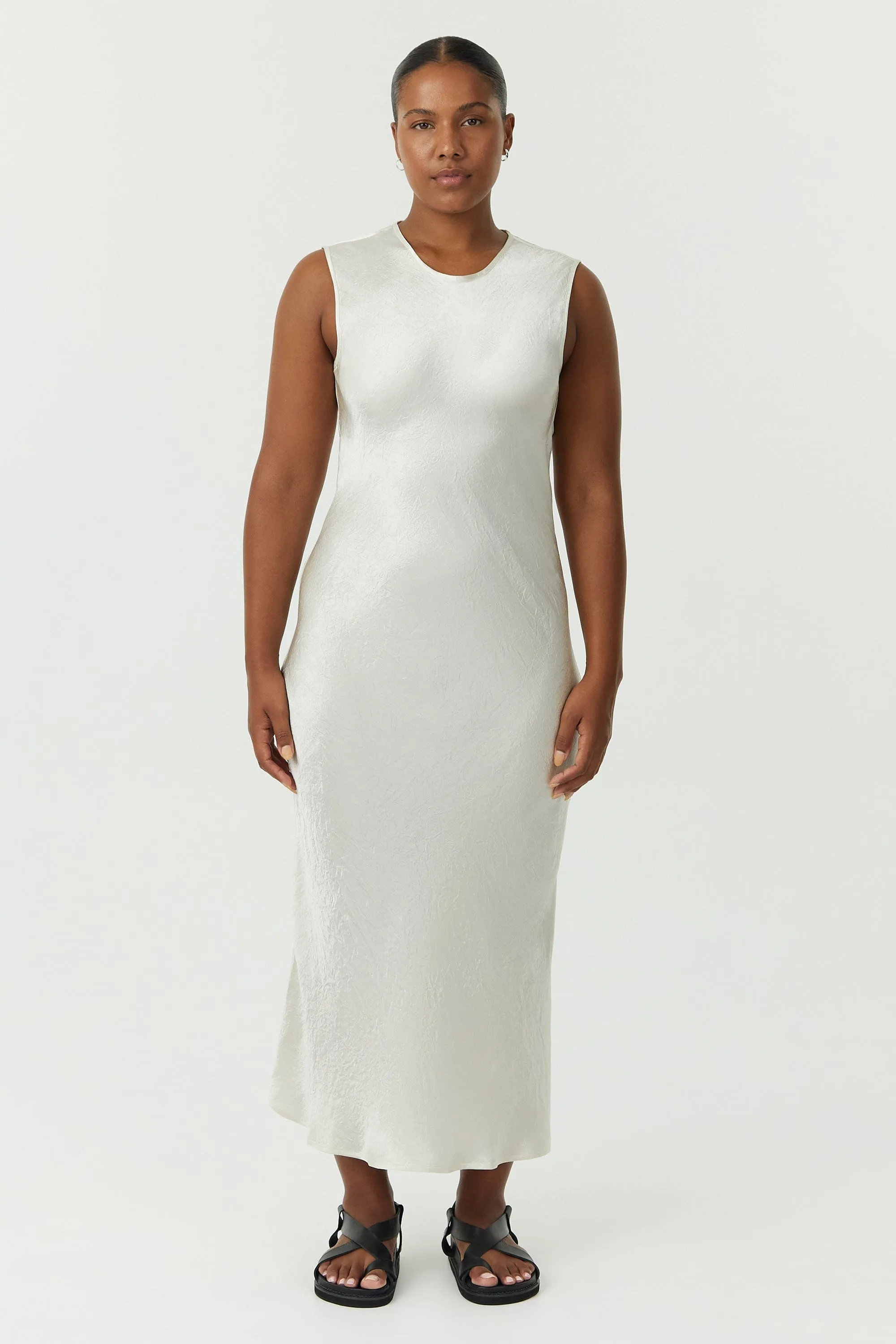 CRUSH BIAS TANK MAXI | CREAM sold by Third Form product image thumbnail 4