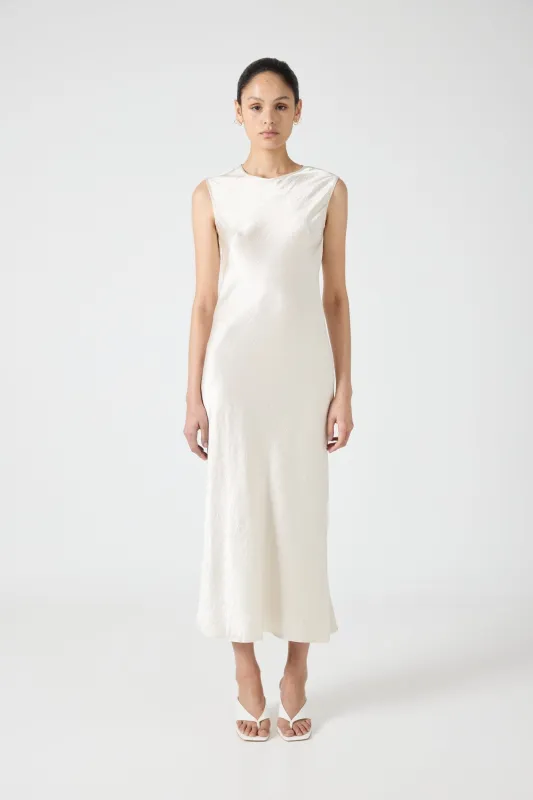 CRUSH BIAS TANK MAXI | CREAM made by Third Form