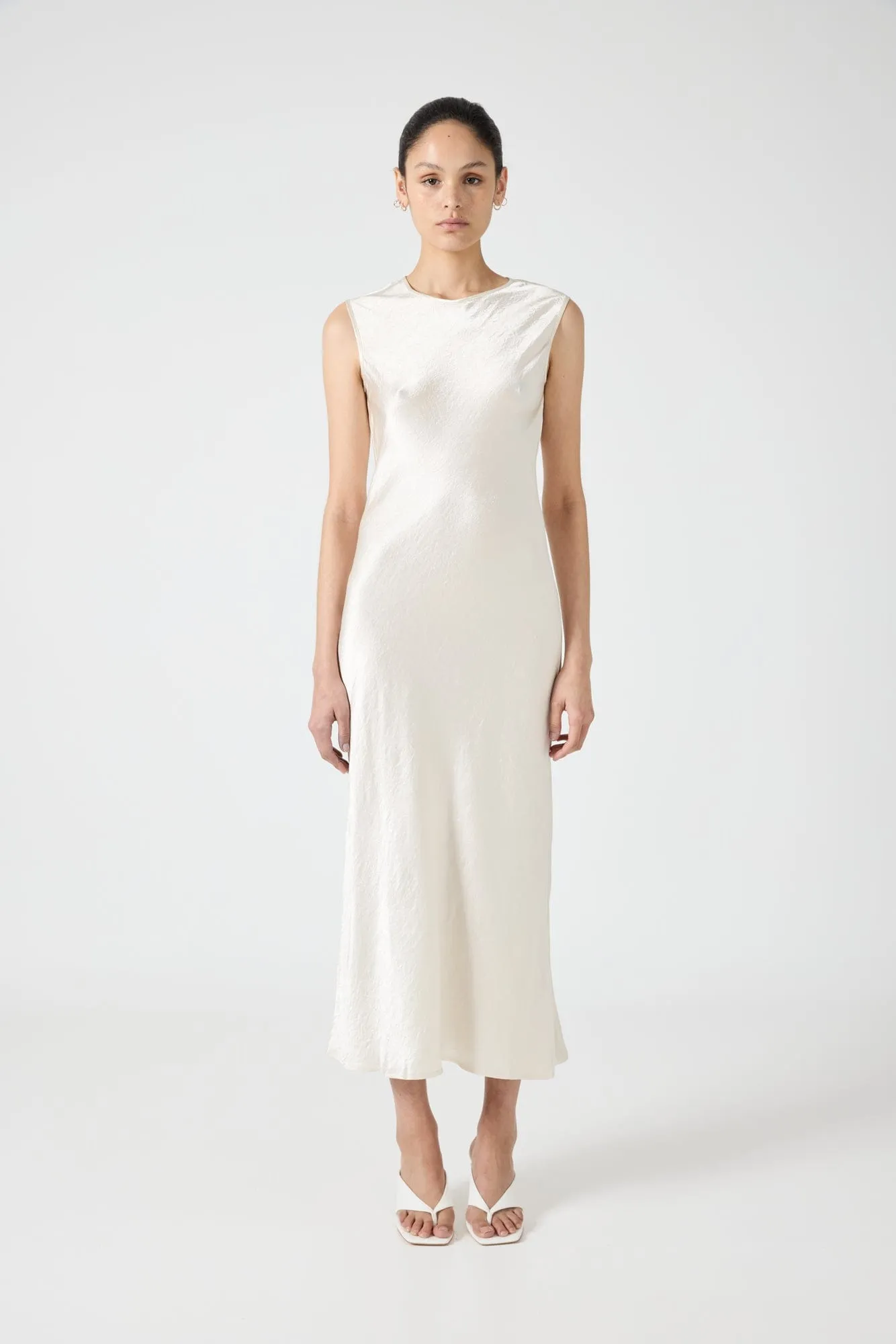 CRUSH BIAS TANK MAXI | CREAM sold by Third Form