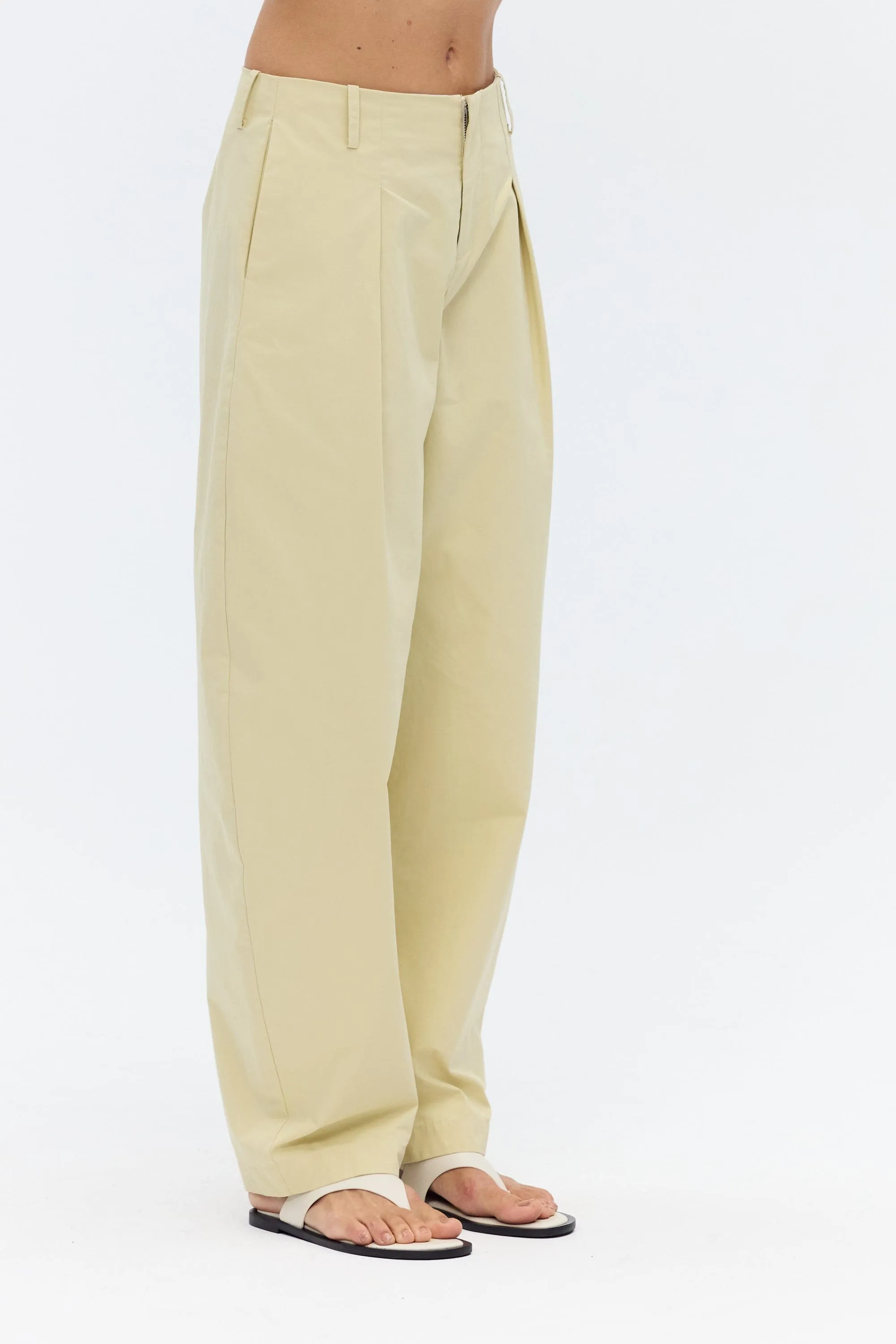IMPRINT TAILORED COTTON TROUSER | FAWN sold by Third Form product image thumbnail 4