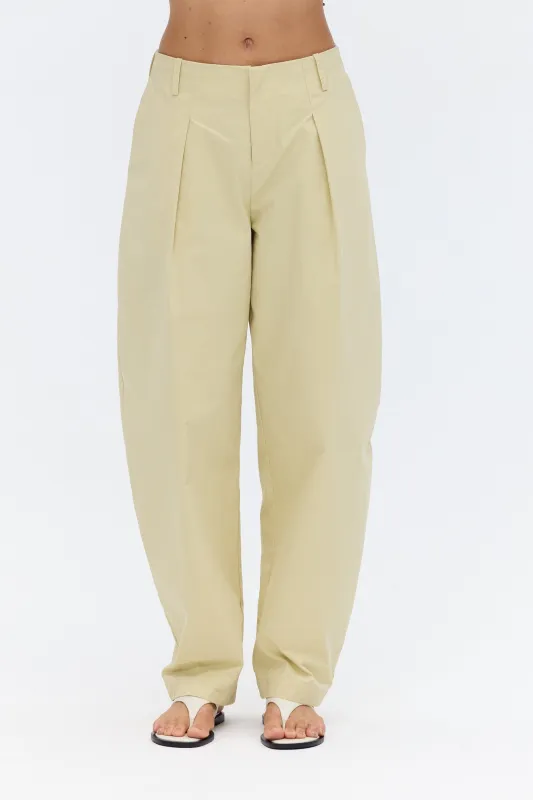 IMPRINT TAILORED COTTON TROUSER | FAWN made by Third Form