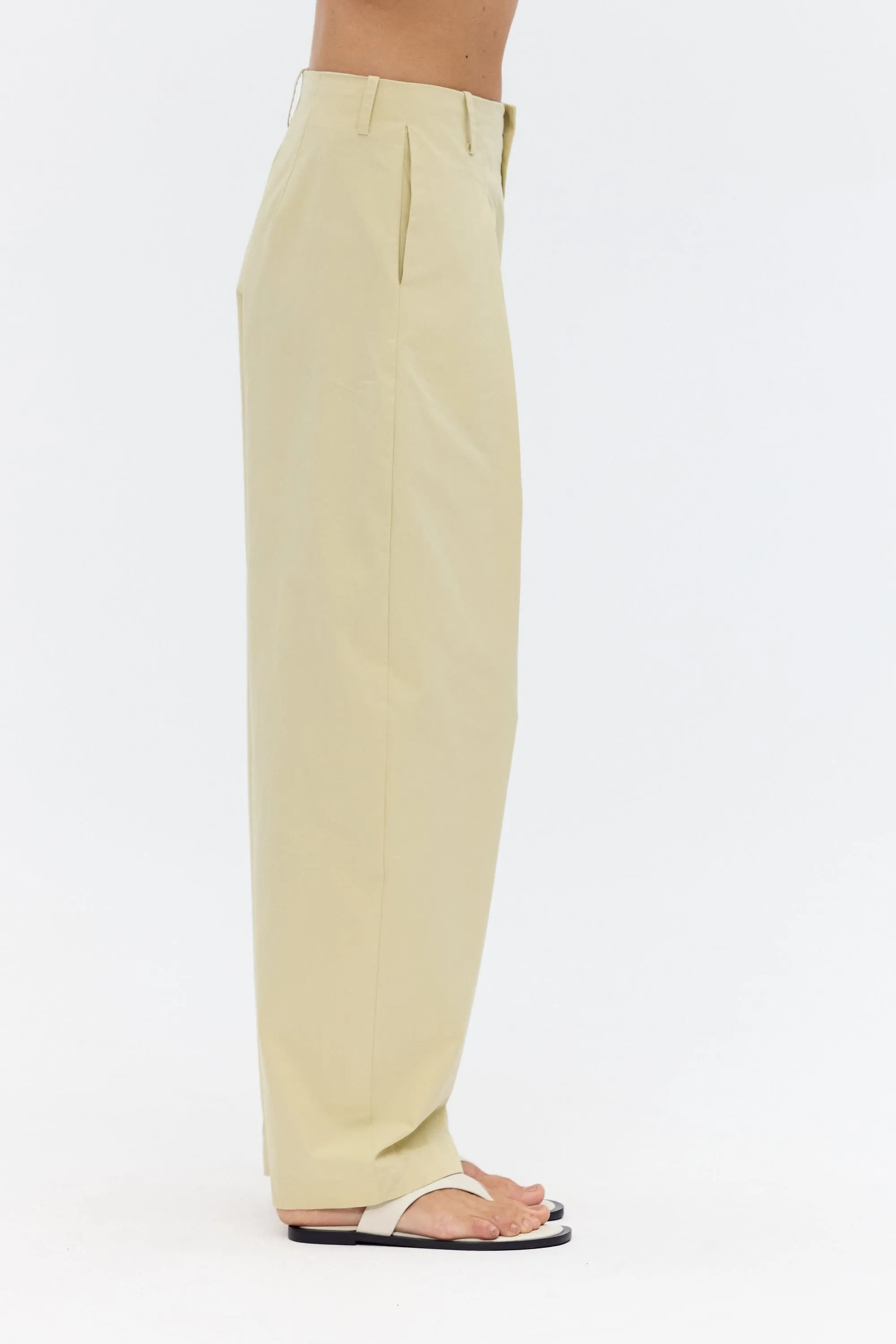 IMPRINT TAILORED COTTON TROUSER | FAWN sold by Third Form product image thumbnail 5