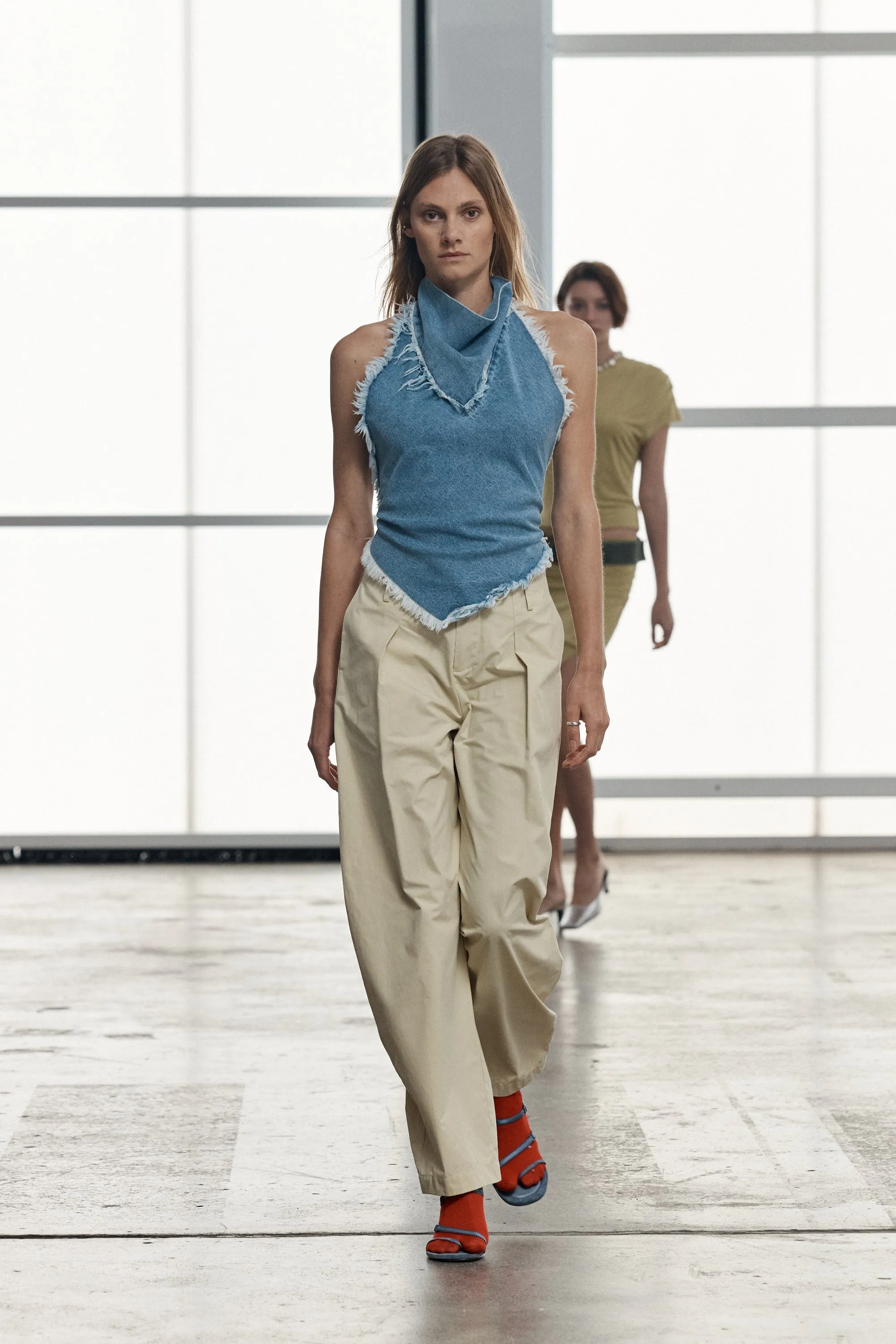 IMPRINT TAILORED COTTON TROUSER | FAWN sold by Third Form product image thumbnail 2