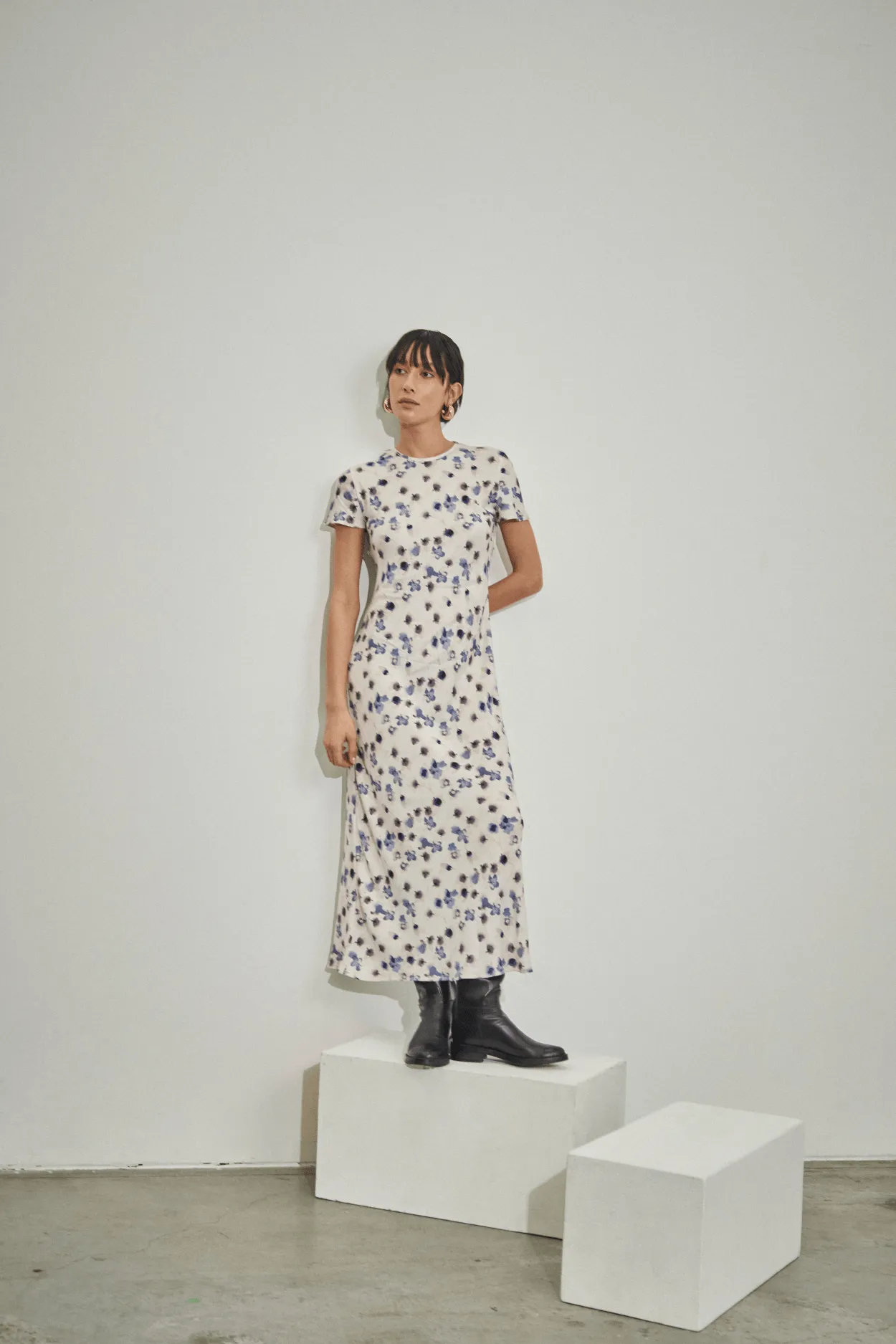 BLUE BELL MAXI BIAS TEE DRESS | FLORAL sold by Third Form product image thumbnail 5