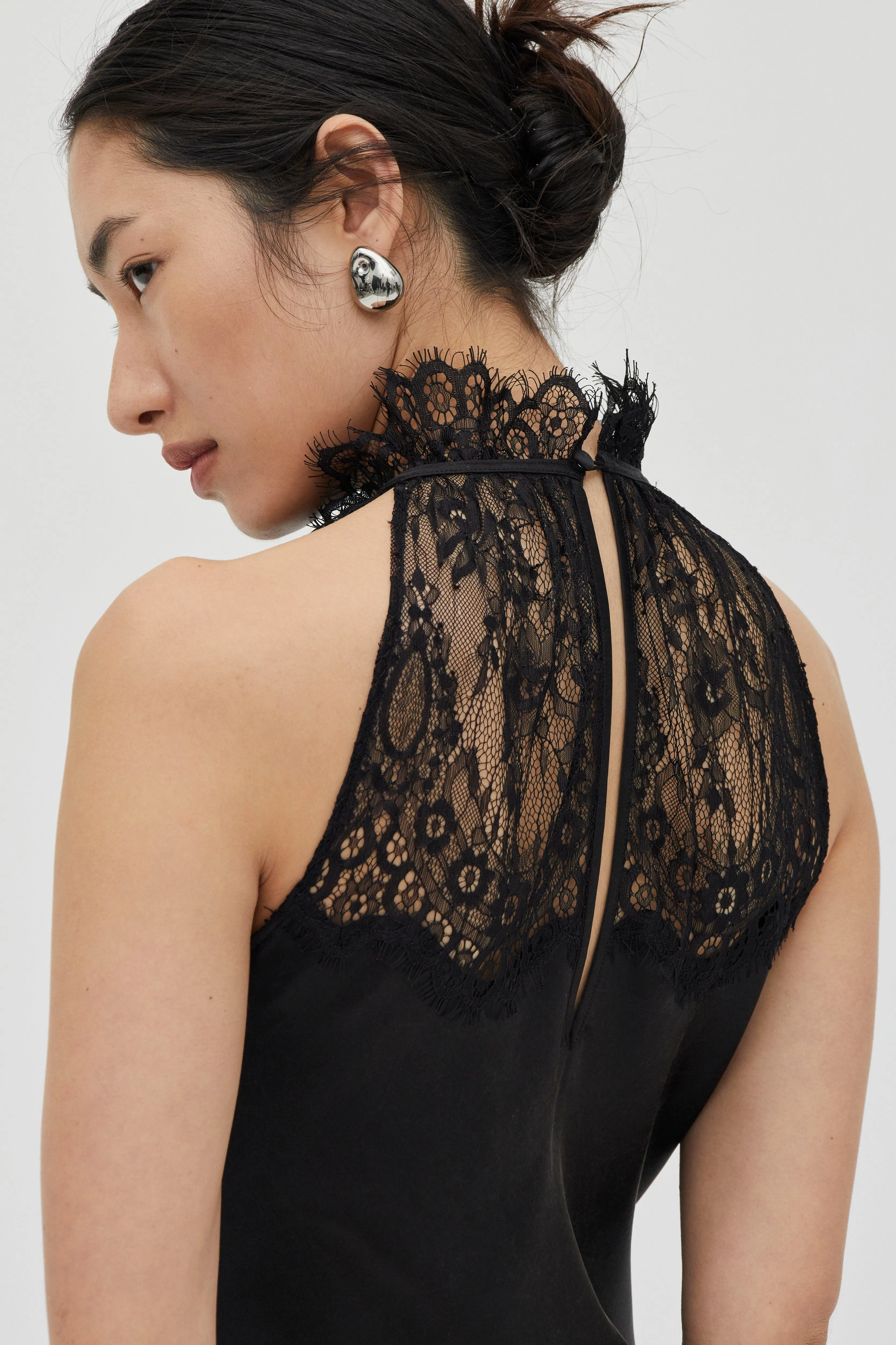 POETRY LACE DRAWN IN MAXI | SMOKE sold by Third Form product image thumbnail 3