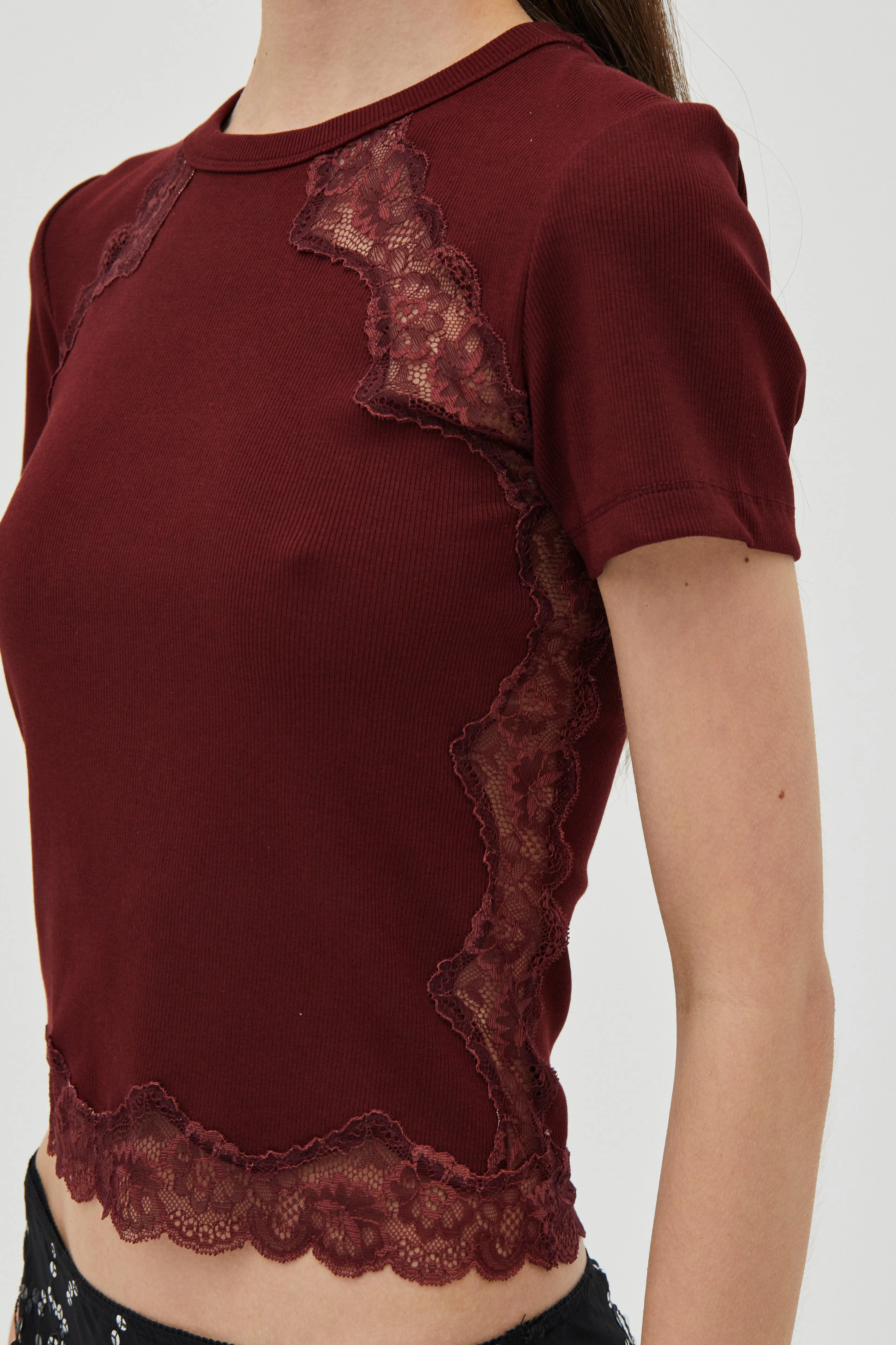 ECHO TEE | CRIMSON sold by Third Form product image thumbnail 5