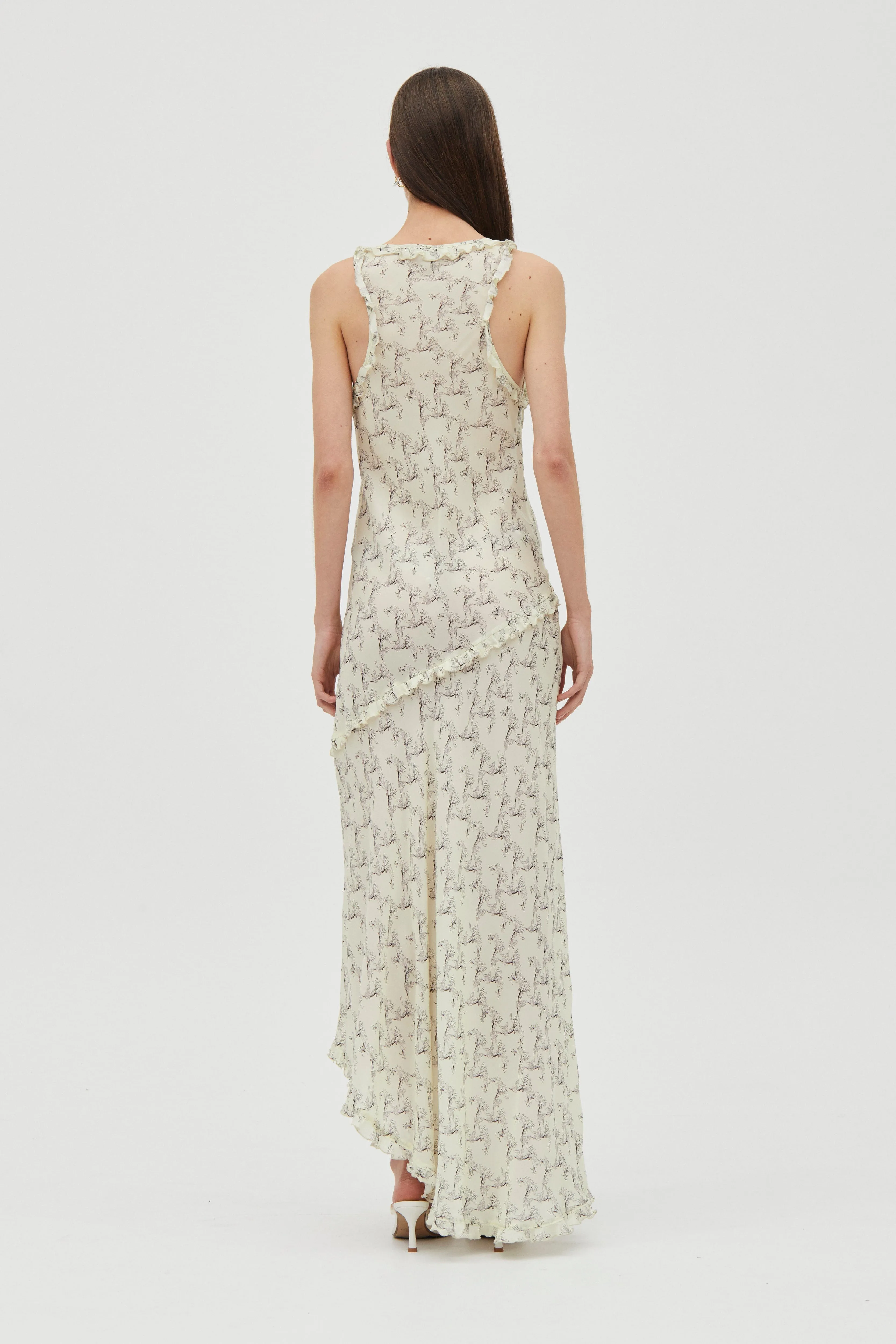 SOLACE FRILL TANK MAXI | CREEPING VINE sold by Third Form product image thumbnail 5