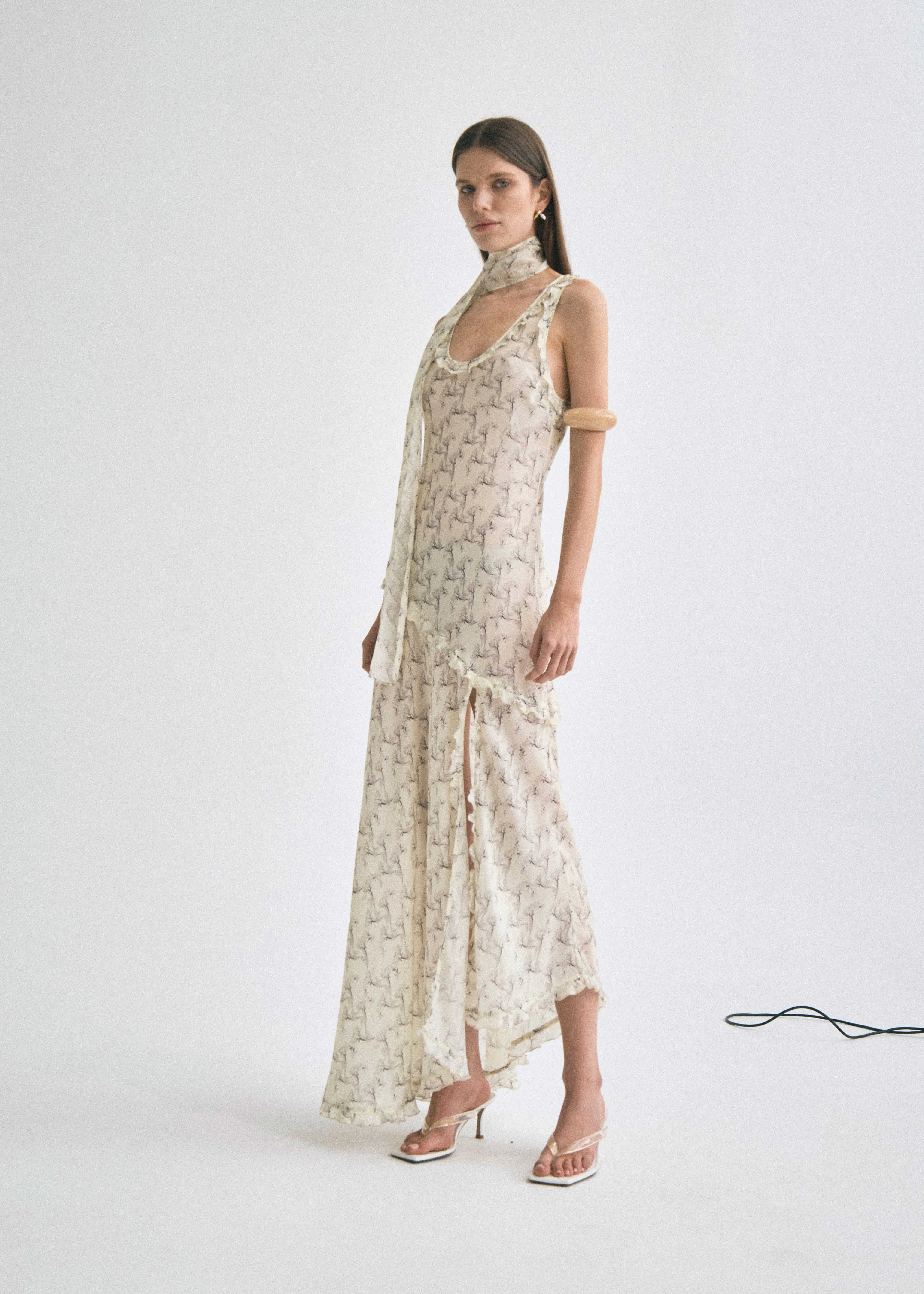 SOLACE FRILL TANK MAXI | CREEPING VINE sold by Third Form product image thumbnail 2