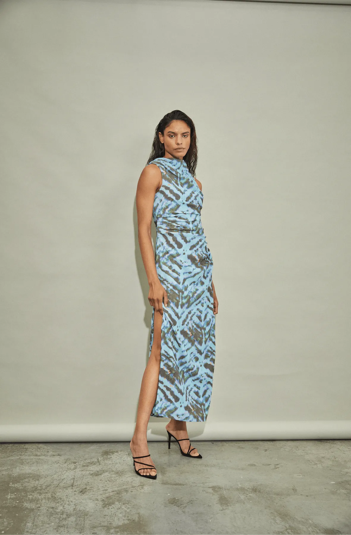 ELECTRIC TUCKED MAXI TANK DRESS | TIE DYE sold by Third Form product image thumbnail 2
