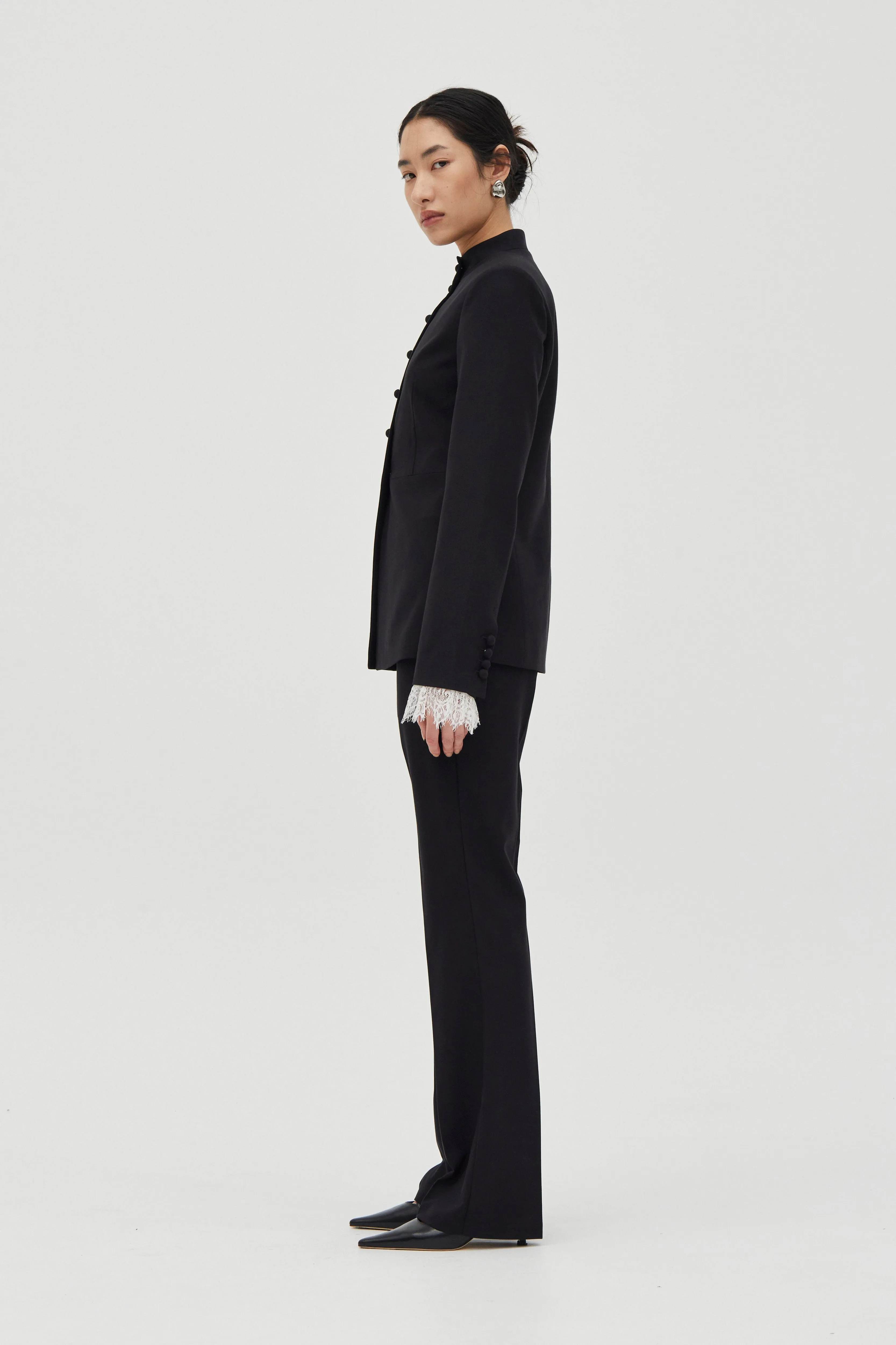 NOCTURNE TAILORED TROUSER | NOIR sold by Third Form product image thumbnail 4