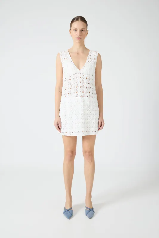 ETHEREAL MINI DRESS | OFF WHITE sold by Third Form