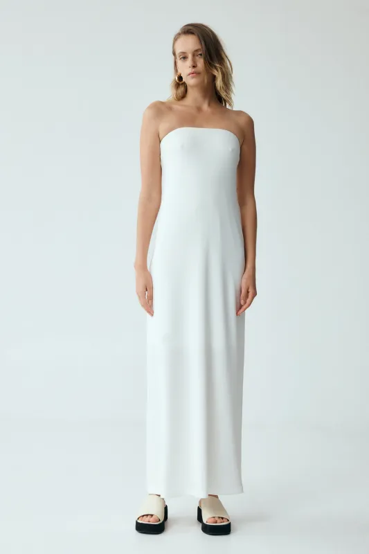 FORM STRAPLESS MAXI DRESS sold by Third Form