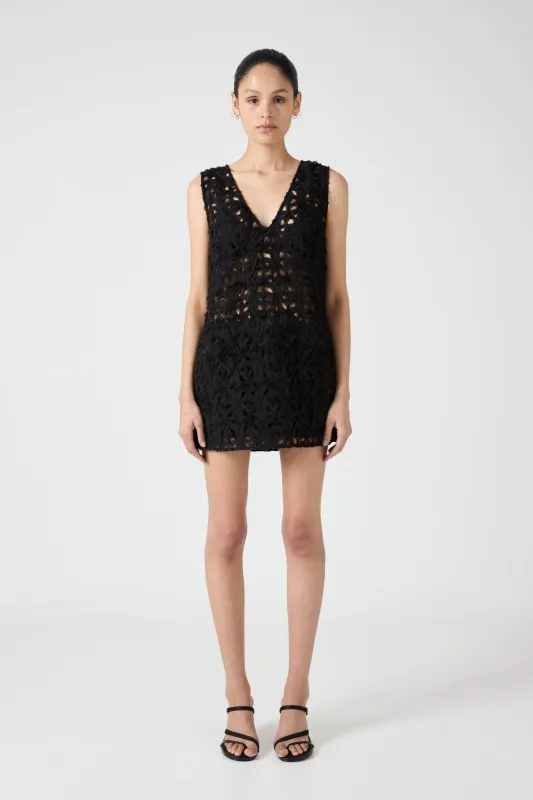 ETHEREAL MINI DRESS | BLACK sold by Third Form