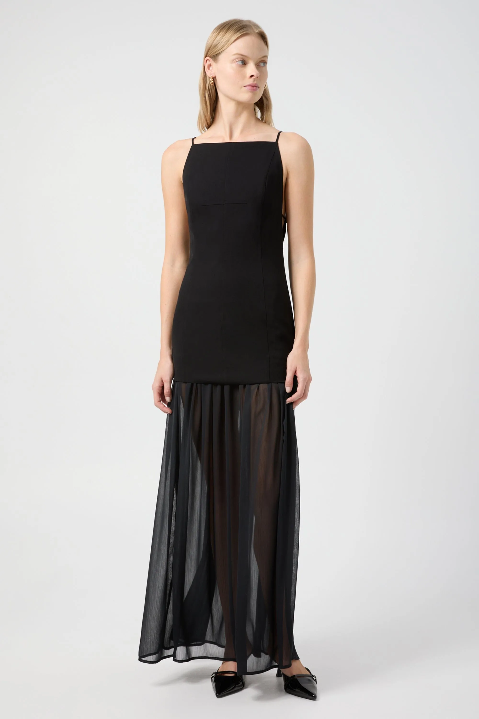 LUMINATE MAXI DRESS | BLACK sold by Third Form product image thumbnail 4