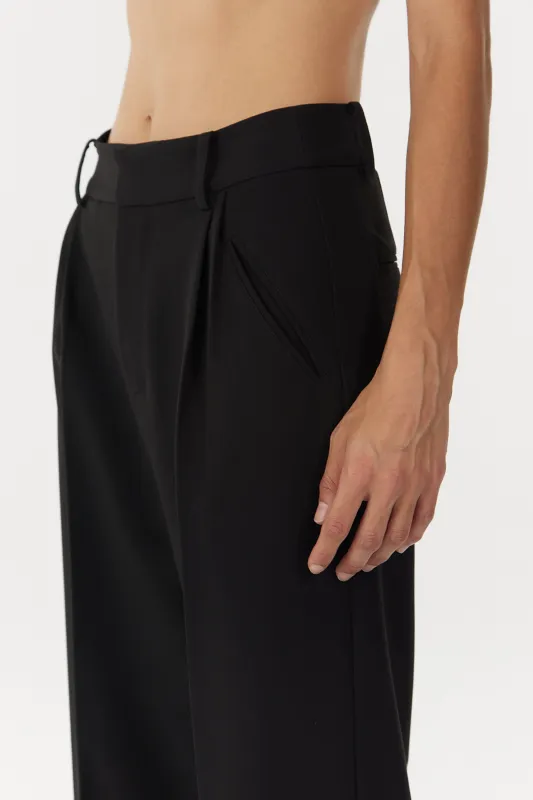 SKYLINE TAILORED TROUSERS | BLACK made by Third Form