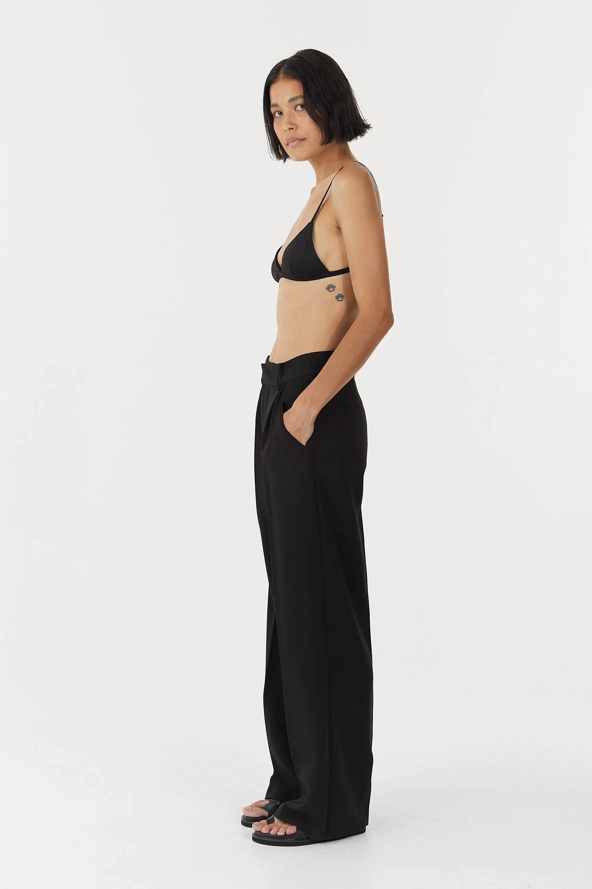 SKYLINE TAILORED TROUSERS | BLACK sold by Third Form product image thumbnail 3