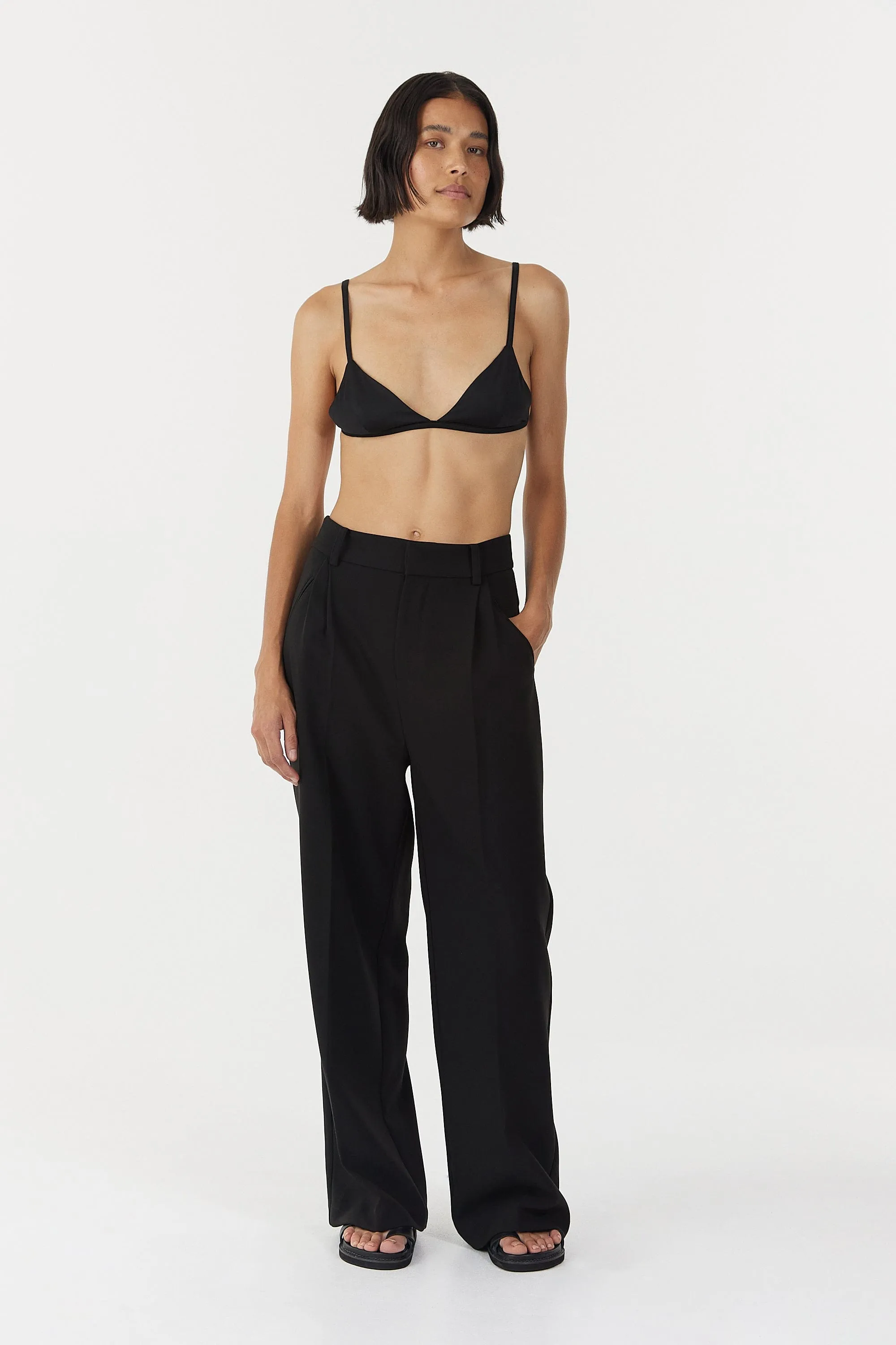 SKYLINE TAILORED TROUSERS | BLACK sold by Third Form product image thumbnail 2