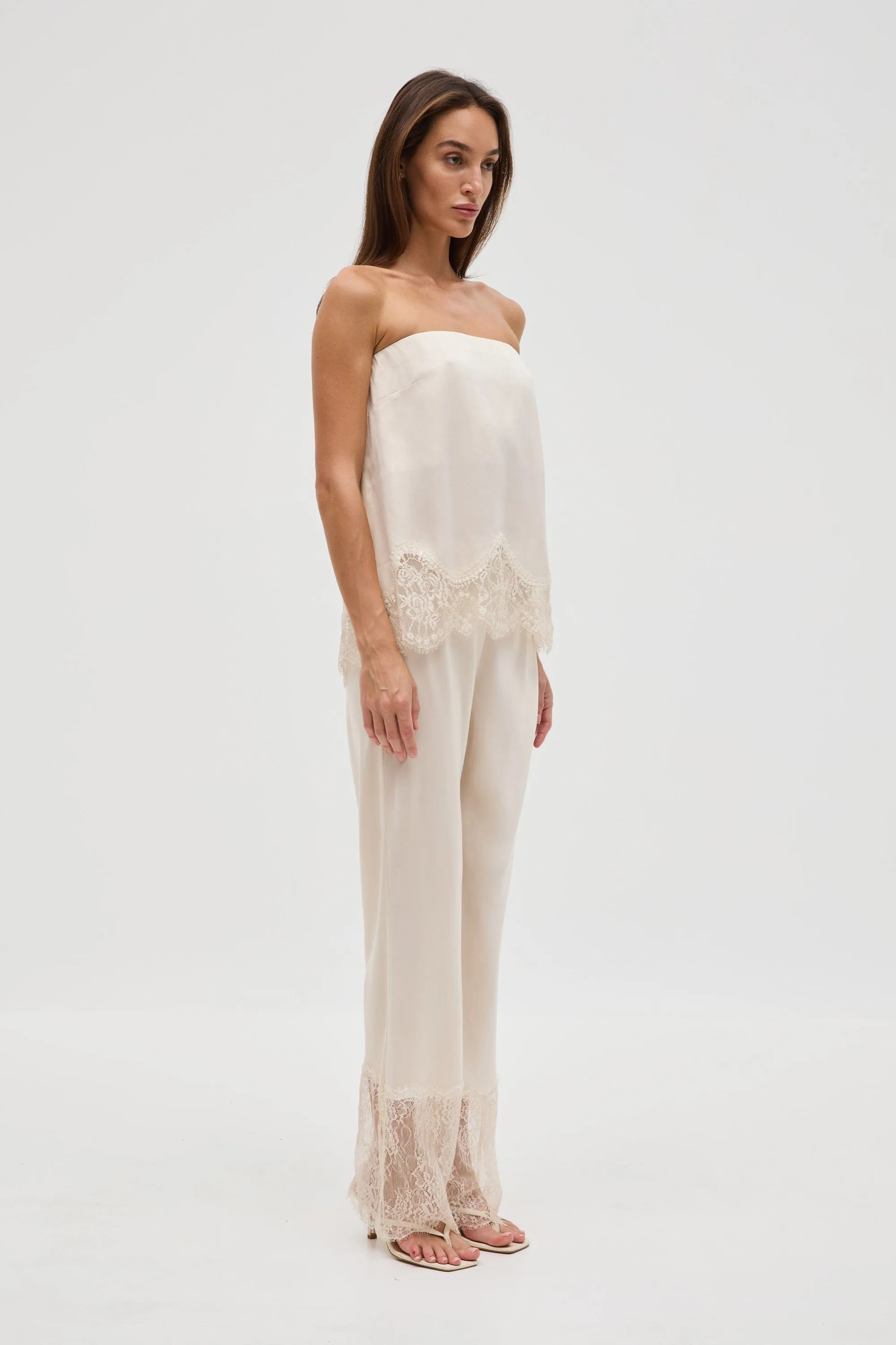 VISIONS LACE PANT | BUTTERCREAM sold by Third Form product image thumbnail 3