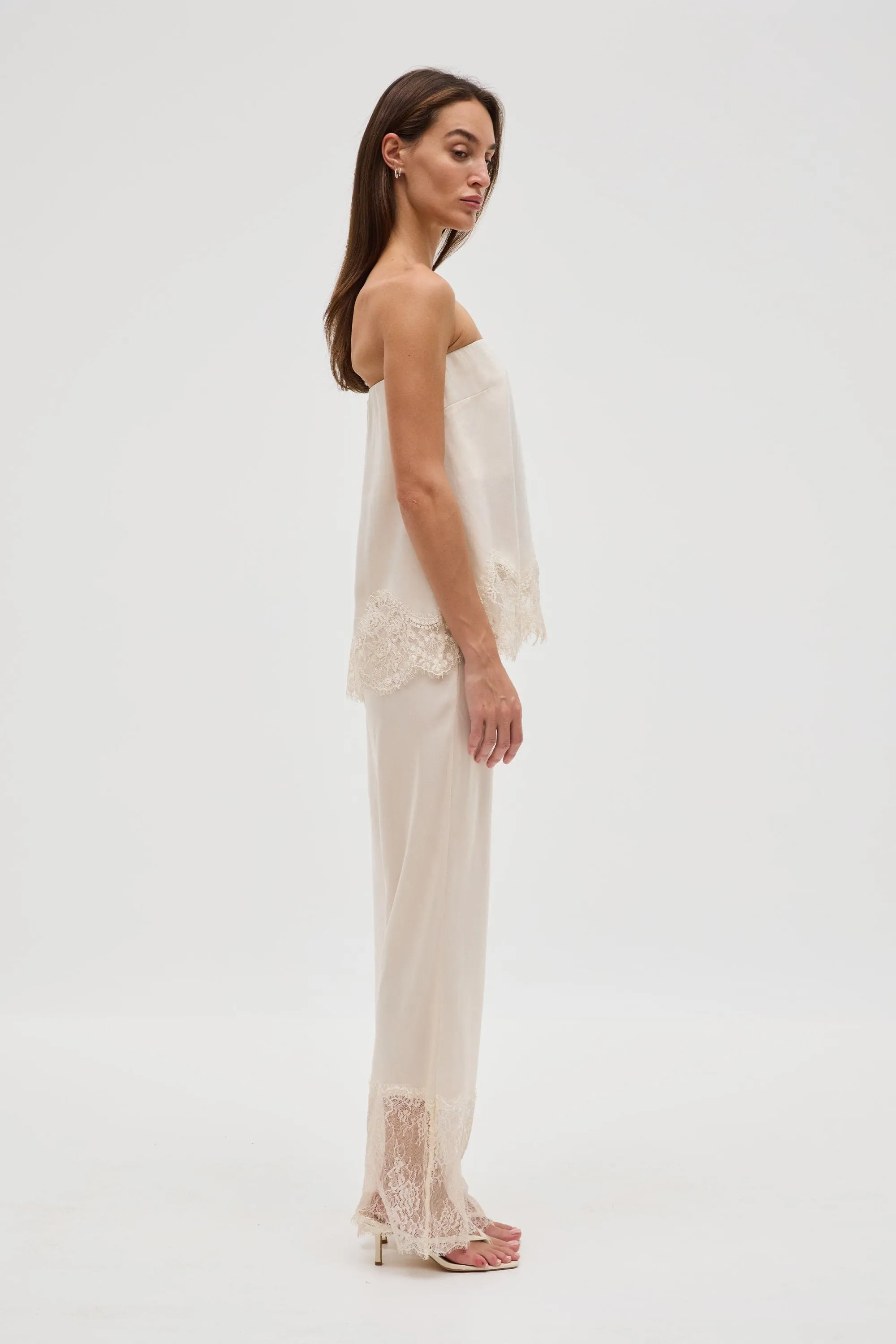 VISIONS LACE PANT | BUTTERCREAM sold by Third Form product image thumbnail 4