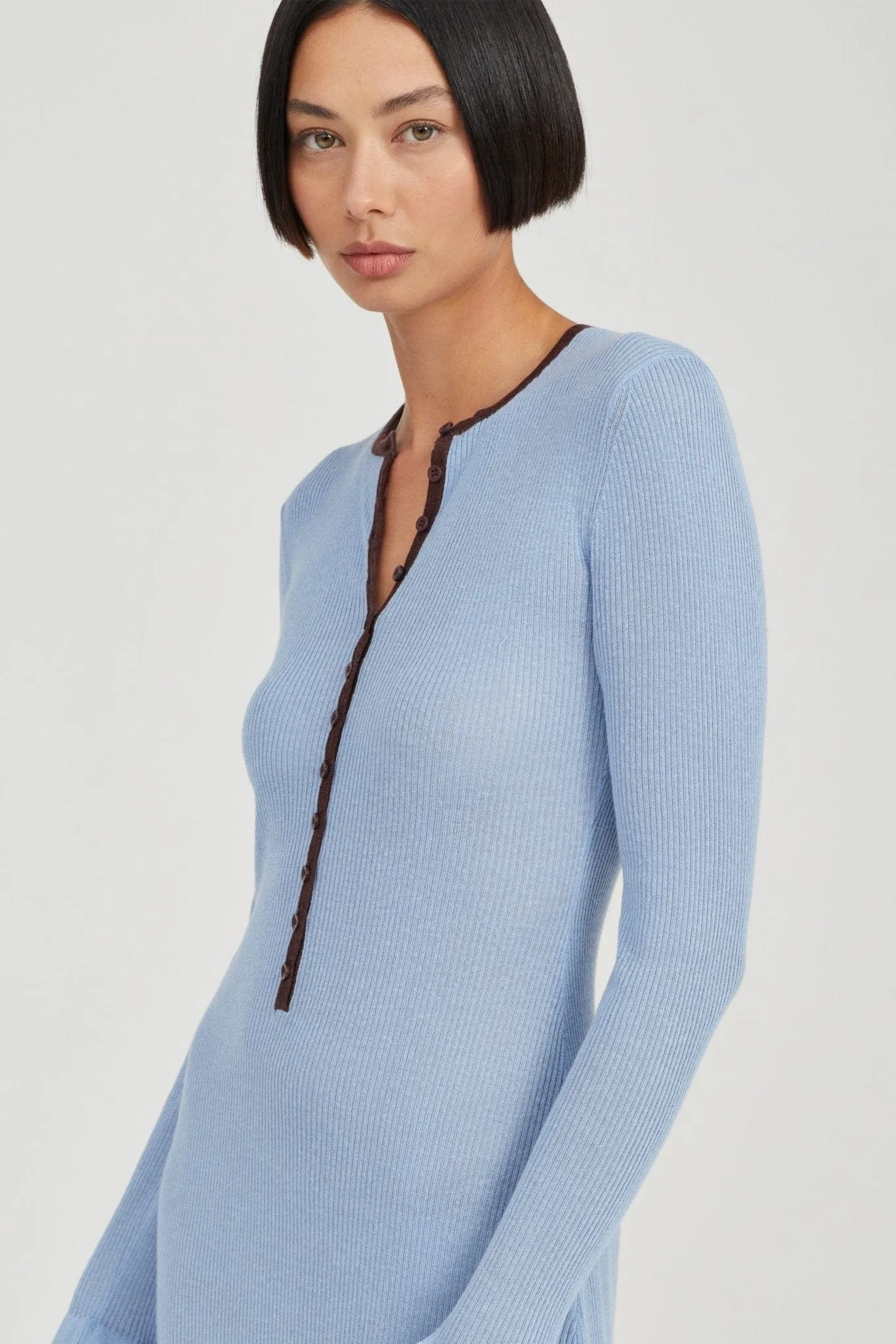 BOUND KNIT LS DRESS | HAZE & COCOA sold by Third Form product image thumbnail 3