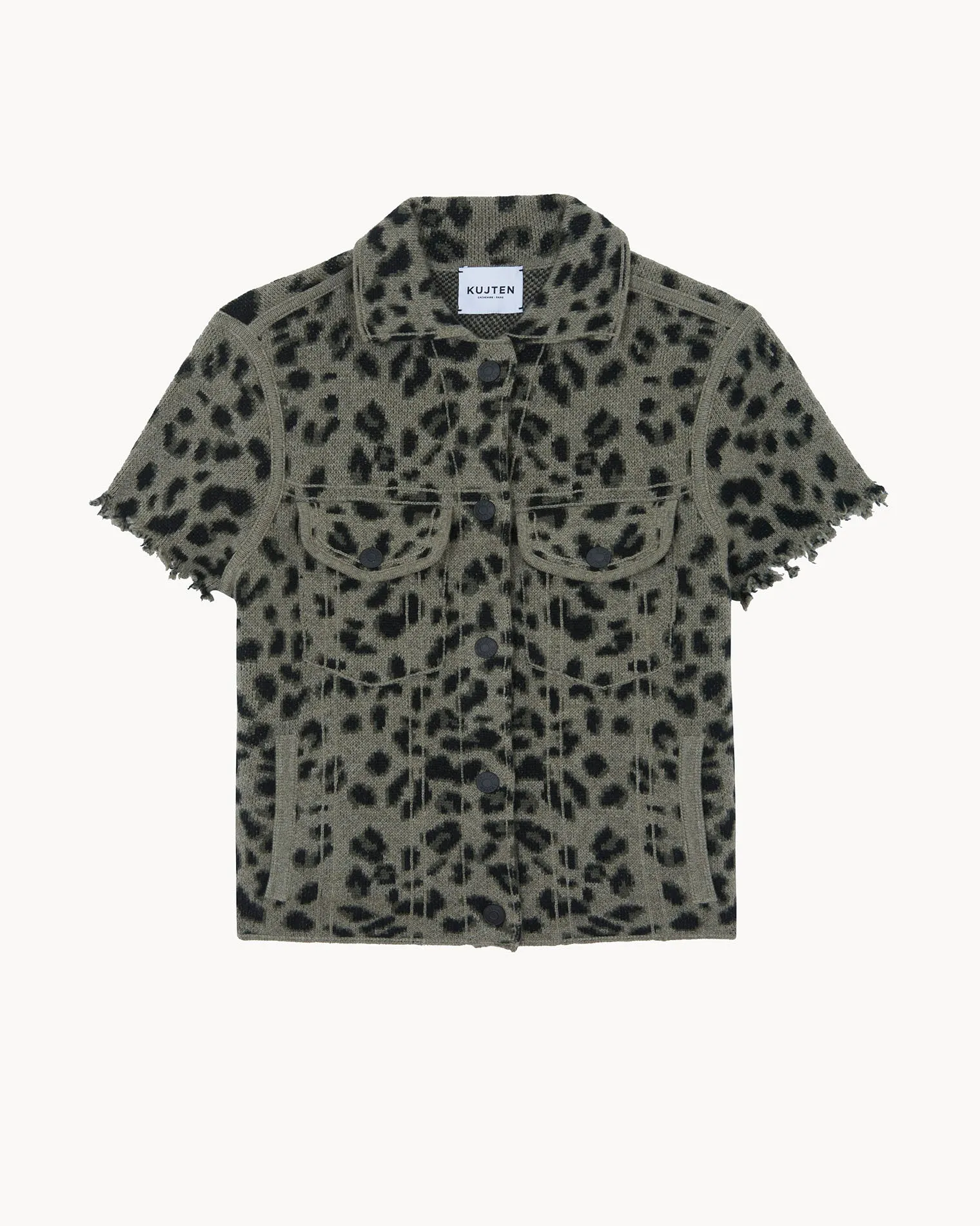 Veste Jessinda Leo kaki leoprint sold by Kutjen product image thumbnail 4