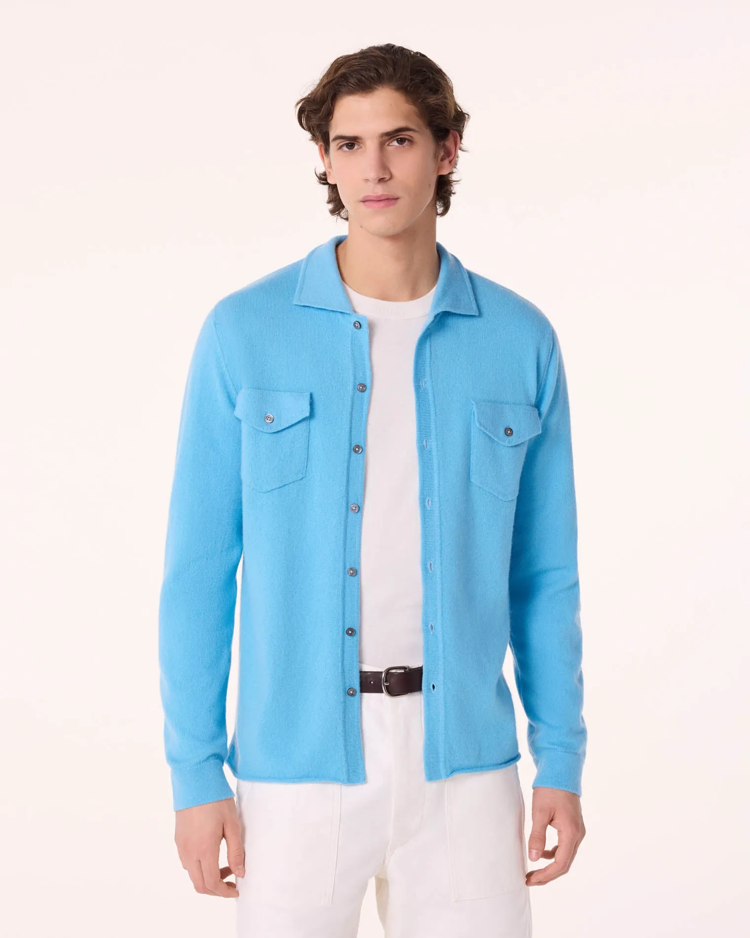 Chemise Julius bleu glacier sold by Kutjen product image thumbnail 2
