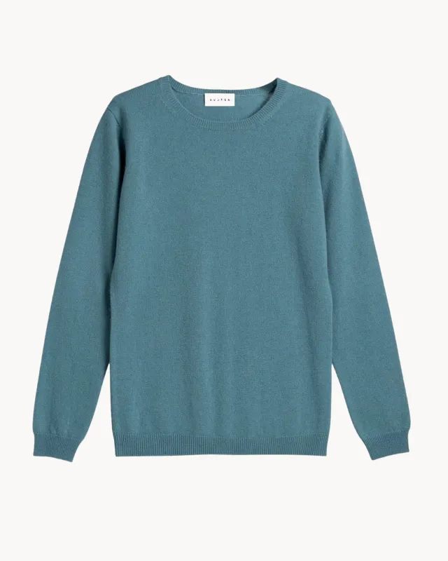 Pull Charly vert d'eau made by Kutjen